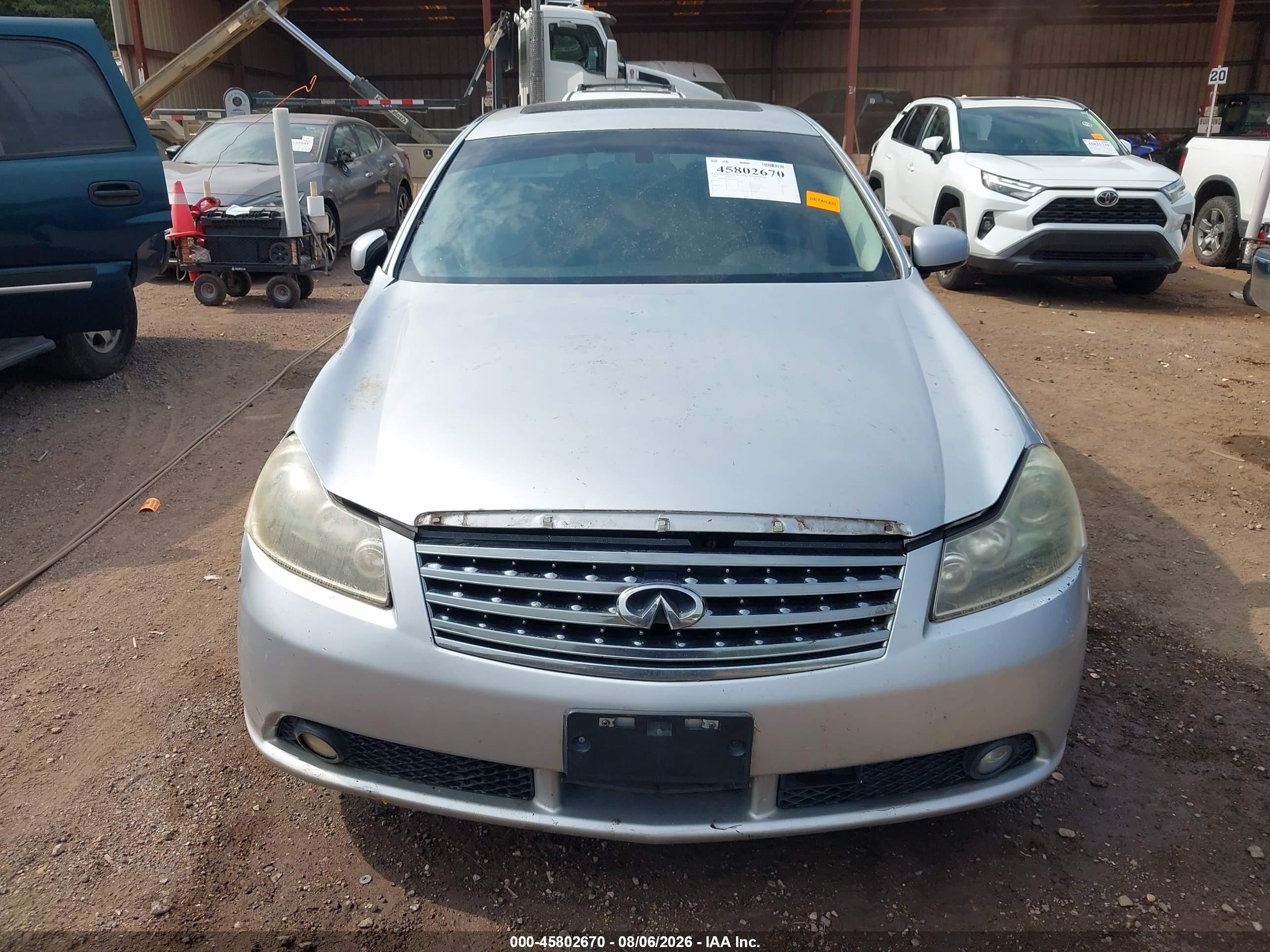 2006 Infiniti M35x   Silver vin: JNKAY01F46M265892
