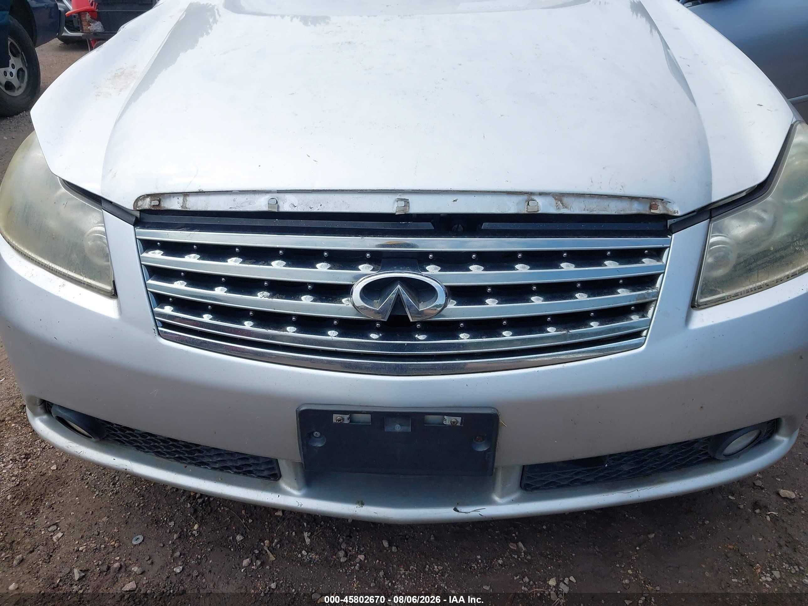 2006 Infiniti M35x   Silver vin: JNKAY01F46M265892