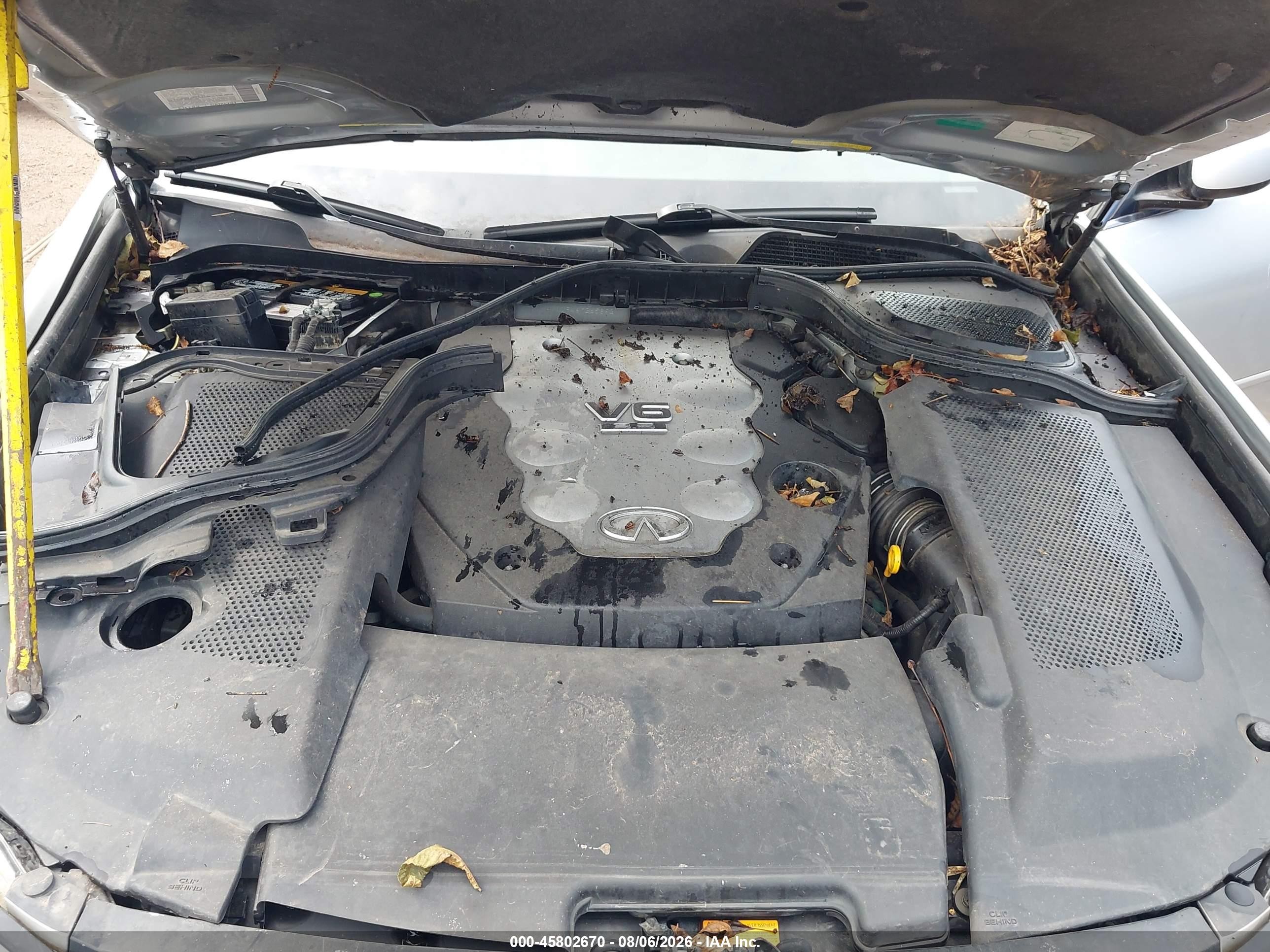 2006 Infiniti M35x   Silver vin: JNKAY01F46M265892