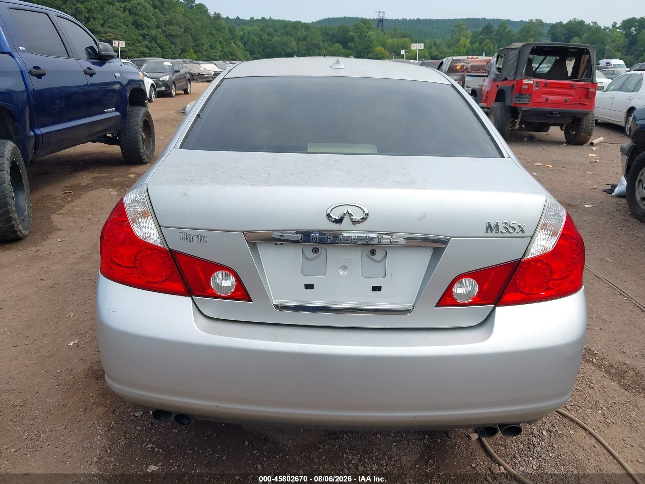 2006 Infiniti M35x   Silver vin: JNKAY01F46M265892