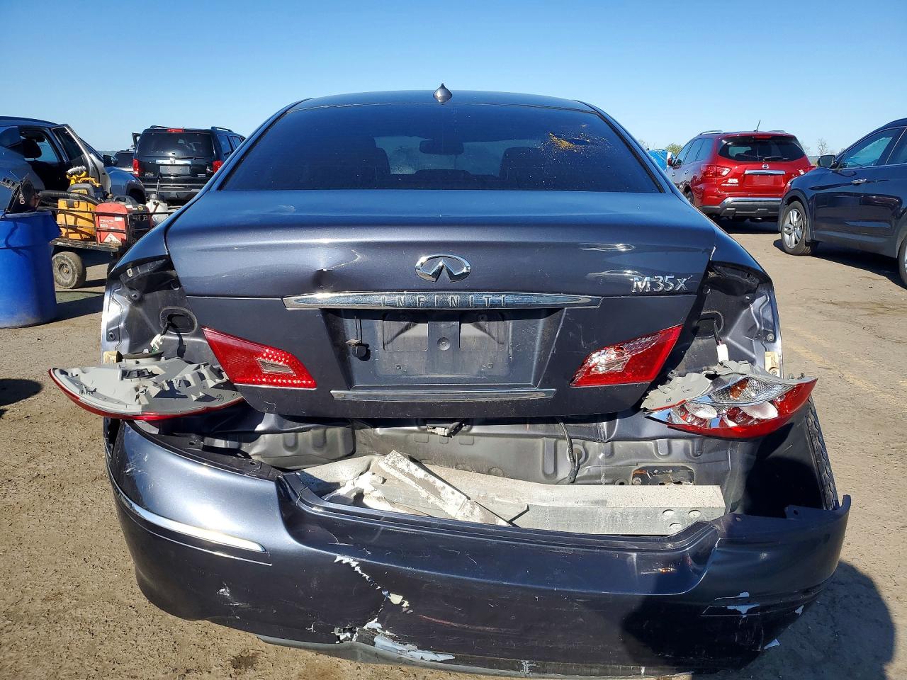 2008 Infiniti M35 X Gray vin: JNKAY01F58M650770