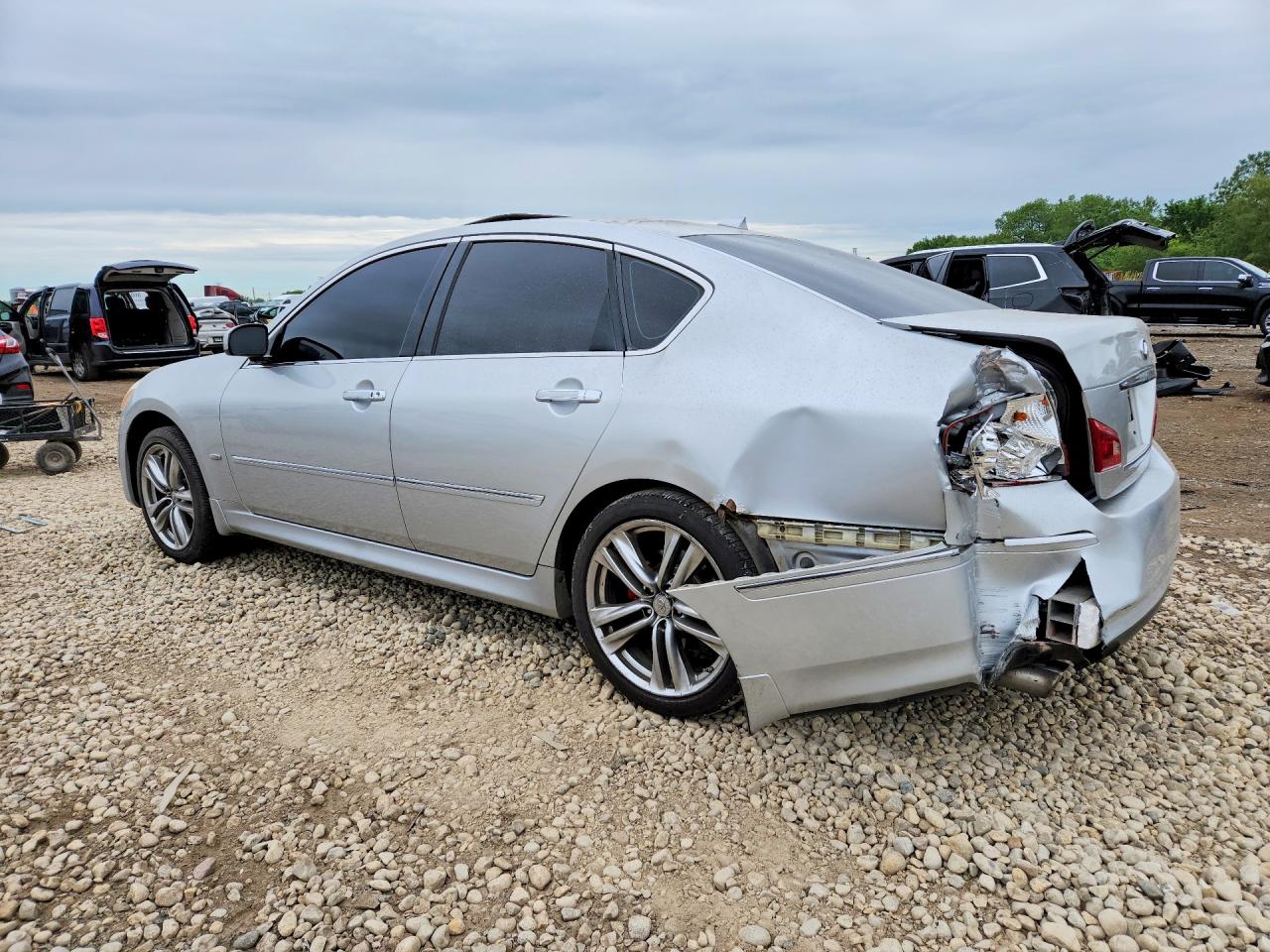2008 Infiniti M35 X Серебряный vin: JNKAY01F58M652521