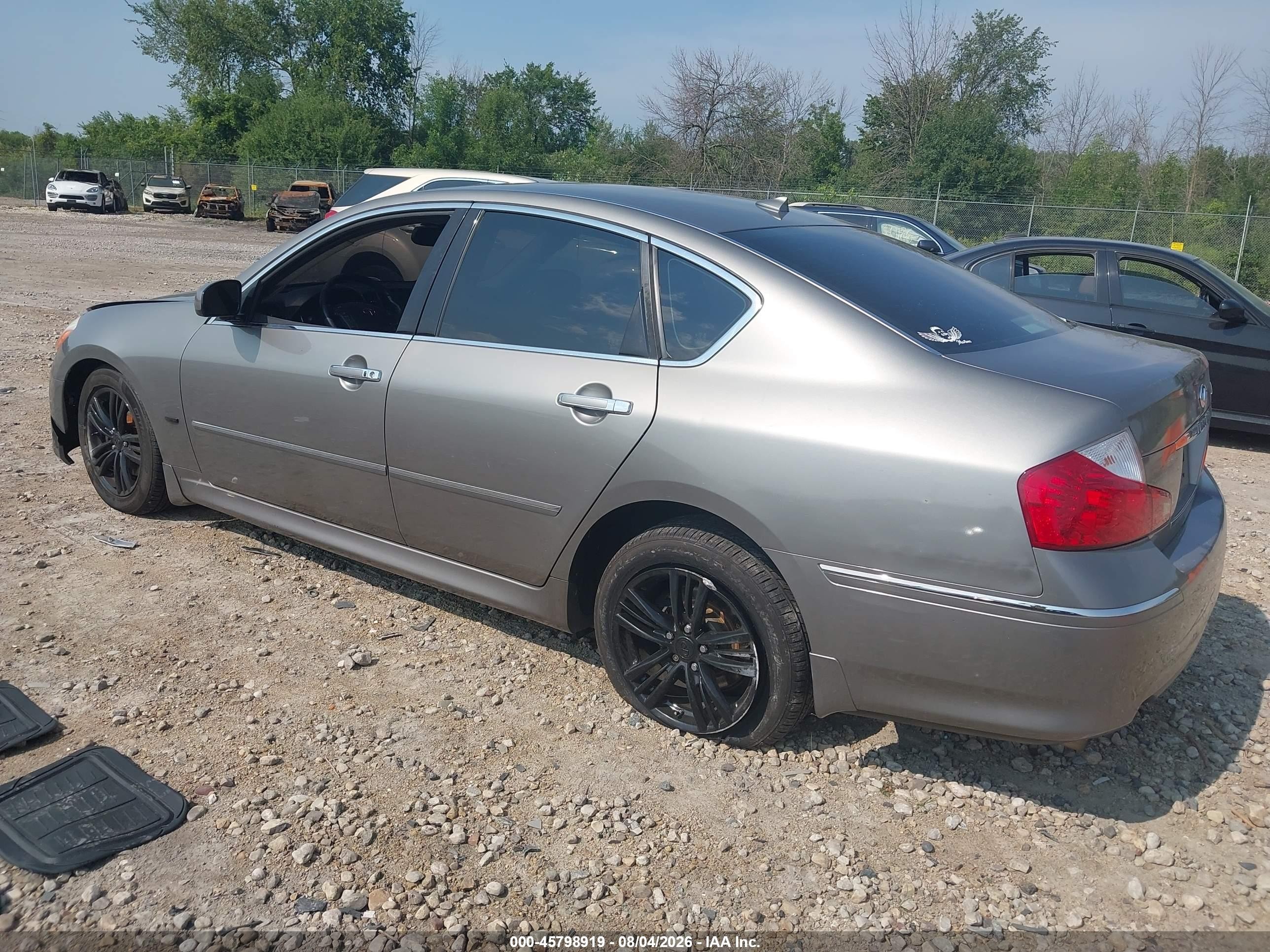 2008 Infiniti M35x   Gray vin: JNKAY01F58M652826