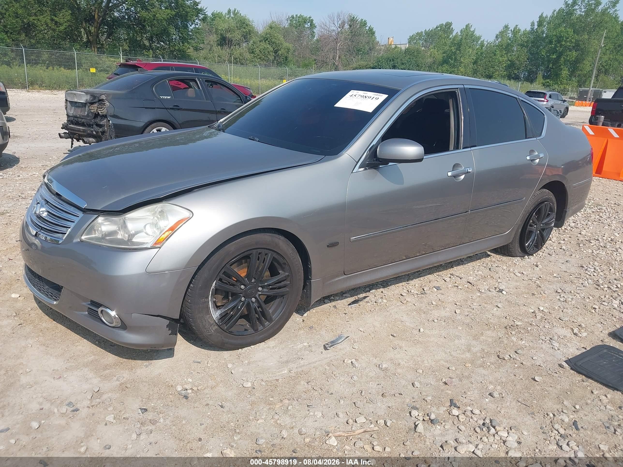 2008 Infiniti M35x   Gray vin: JNKAY01F58M652826