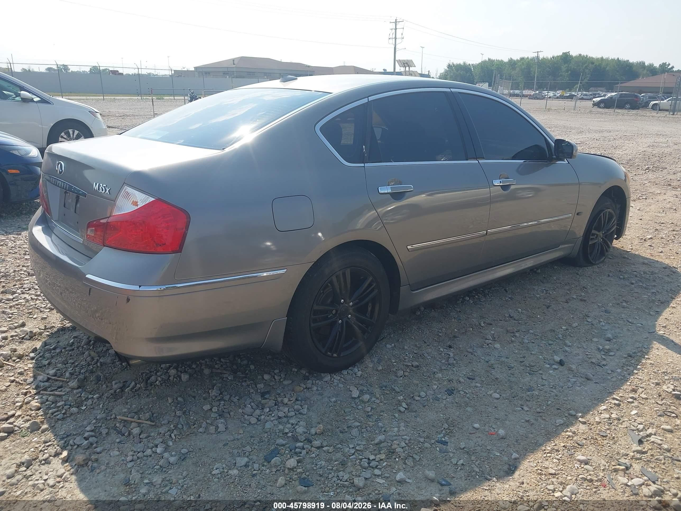 2008 Infiniti M35x   Gray vin: JNKAY01F58M652826