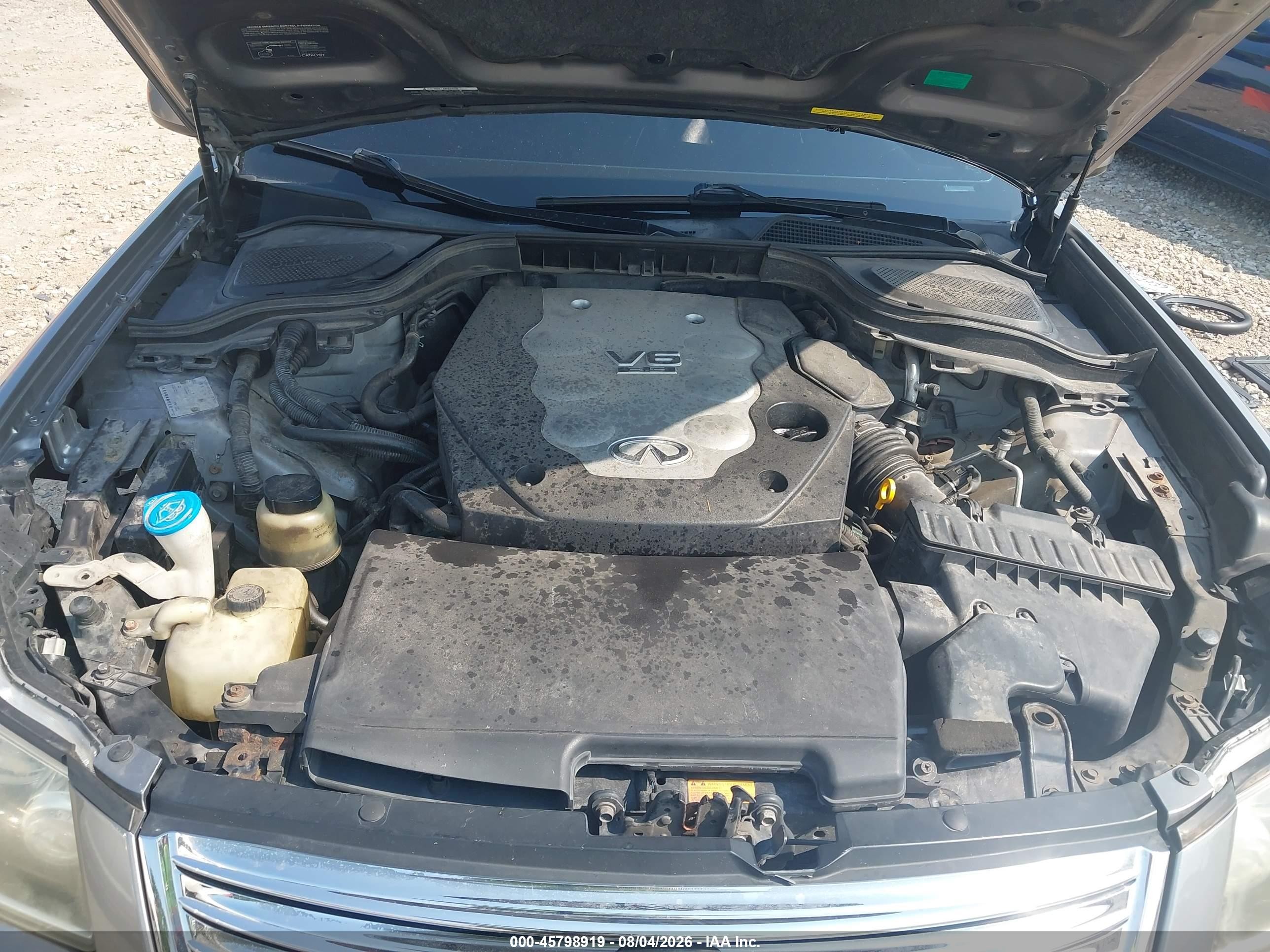 2008 Infiniti M35x   Gray vin: JNKAY01F58M652826