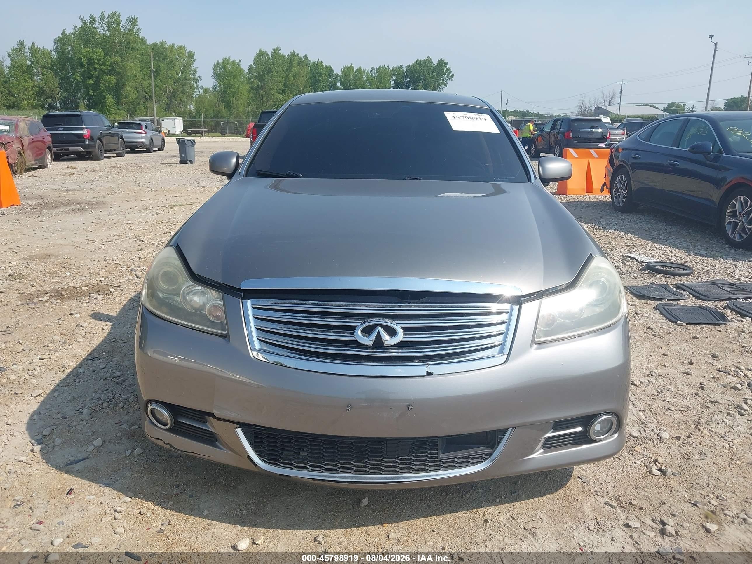 2008 Infiniti M35x   Gray vin: JNKAY01F58M652826