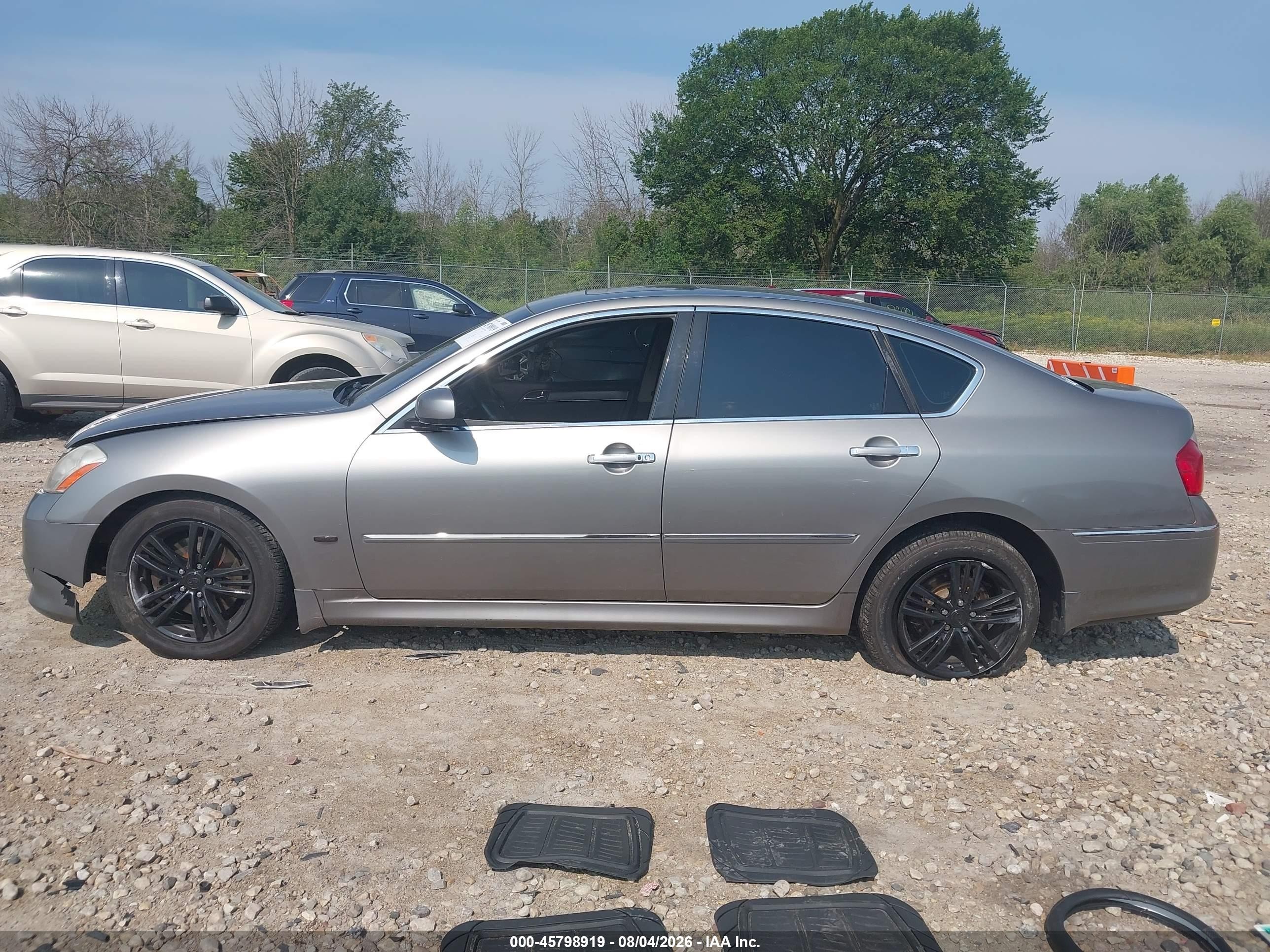 2008 Infiniti M35x   Gray vin: JNKAY01F58M652826
