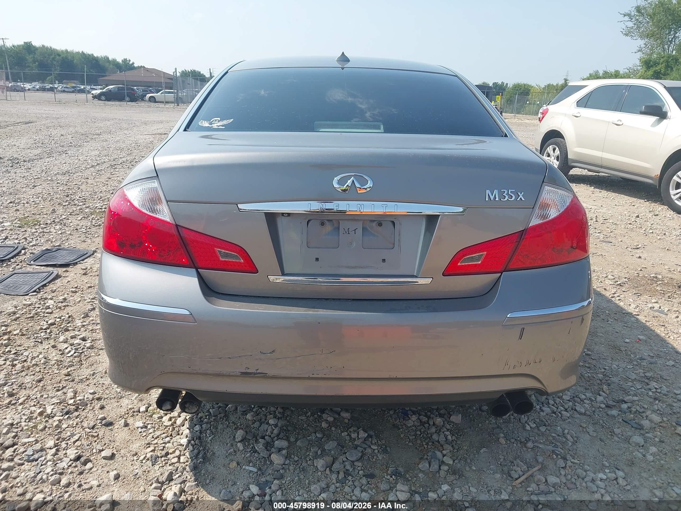2008 Infiniti M35x   Gray vin: JNKAY01F58M652826