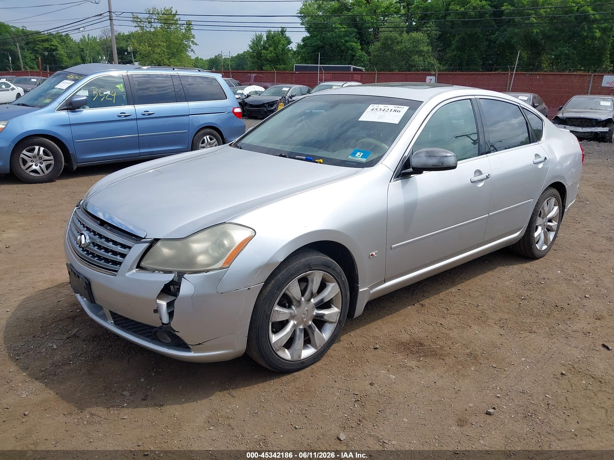 2006 Infiniti M35x Silver vin: JNKAY01F66M253713