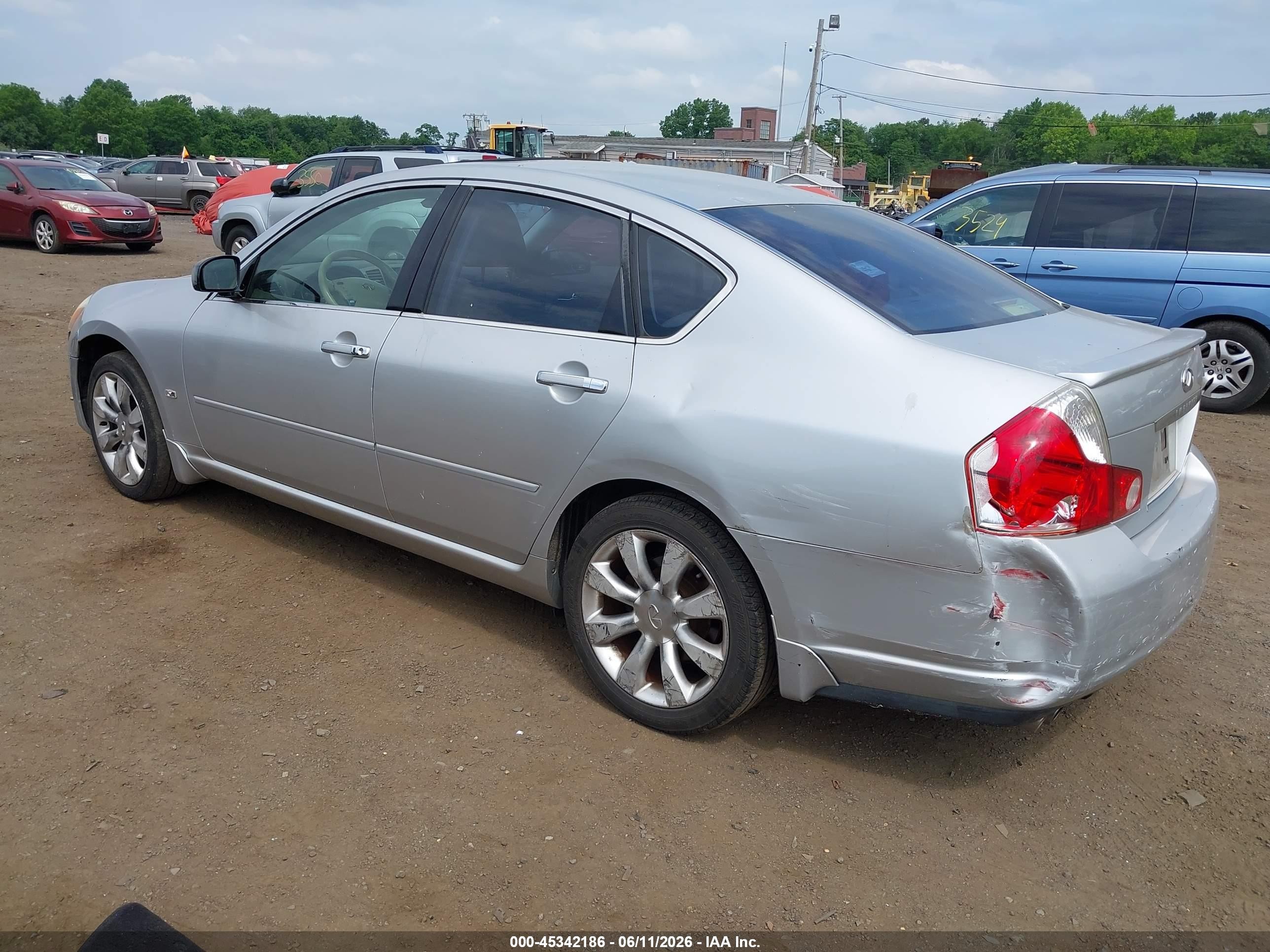 2006 Infiniti M35x Silver vin: JNKAY01F66M253713