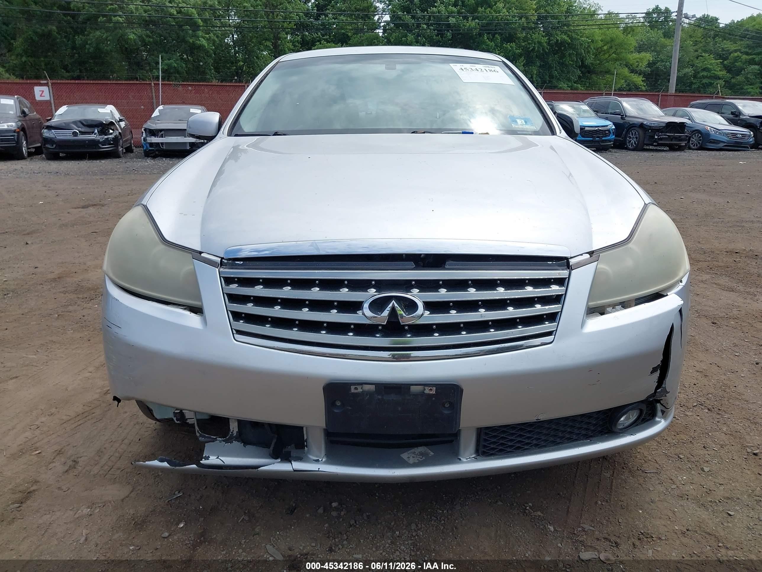 2006 Infiniti M35x Silver vin: JNKAY01F66M253713