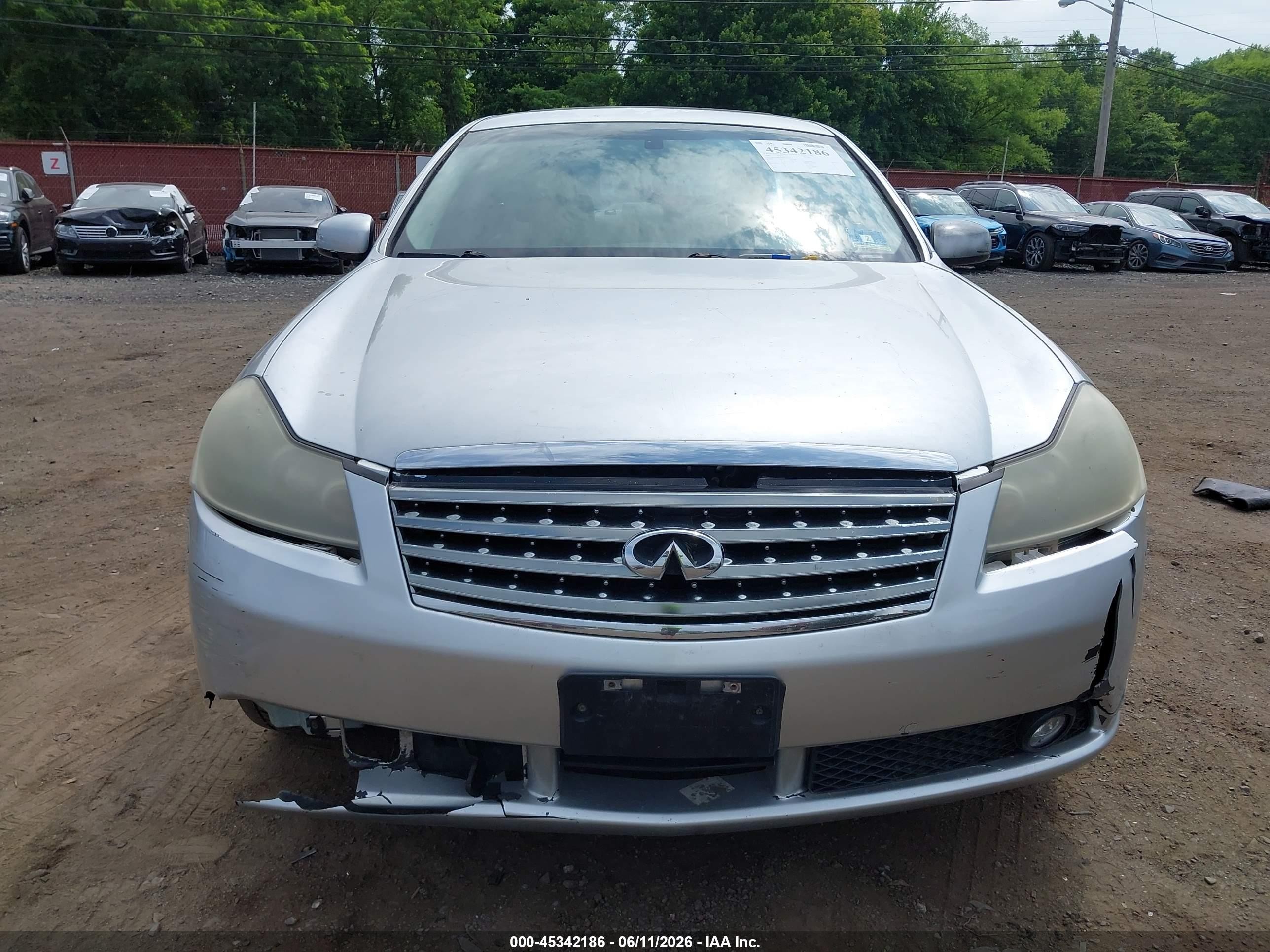 2006 Infiniti M35x Silver vin: JNKAY01F66M253713