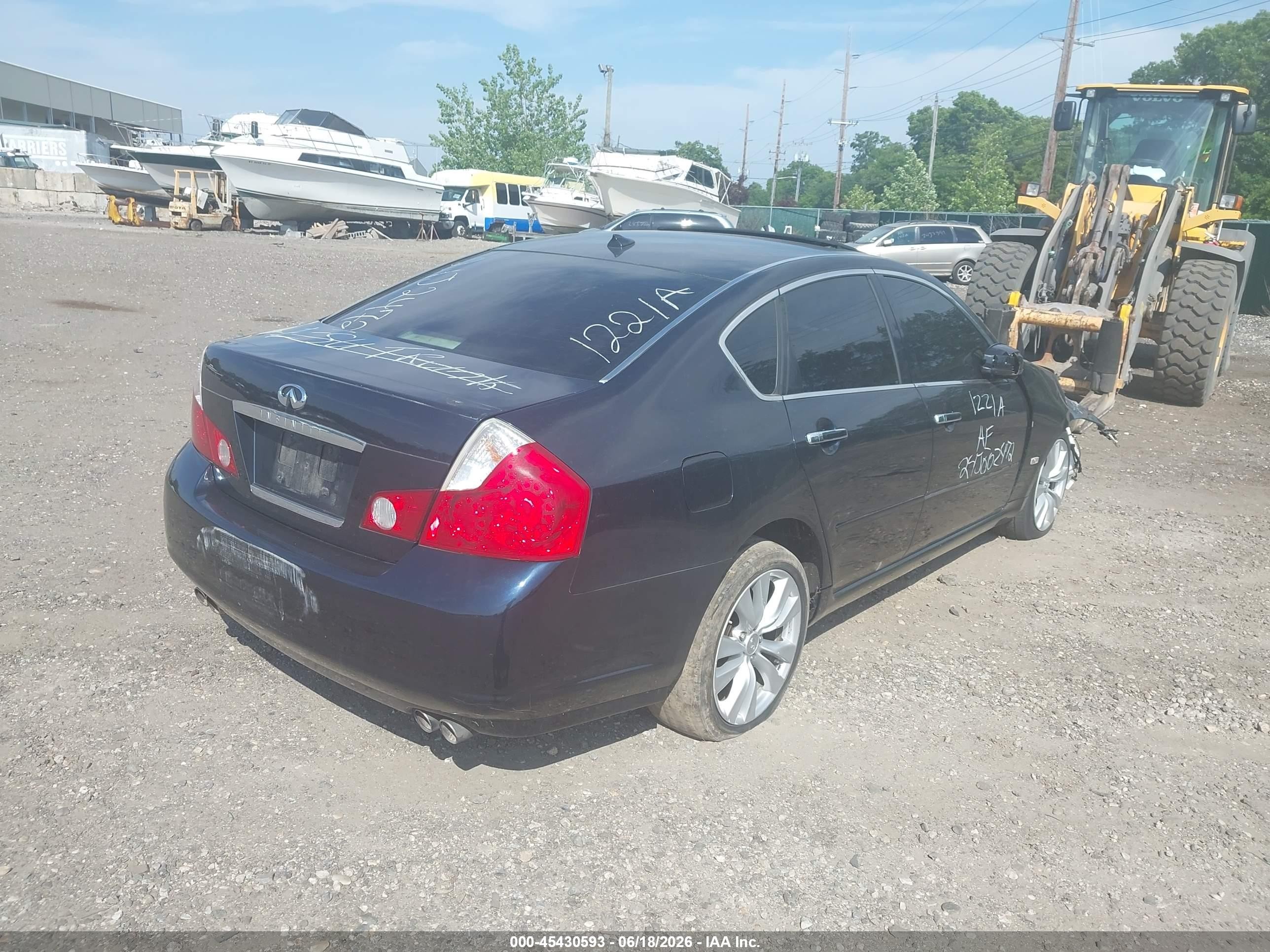 2006 Infiniti M35x   Blue vin: JNKAY01F66M264940