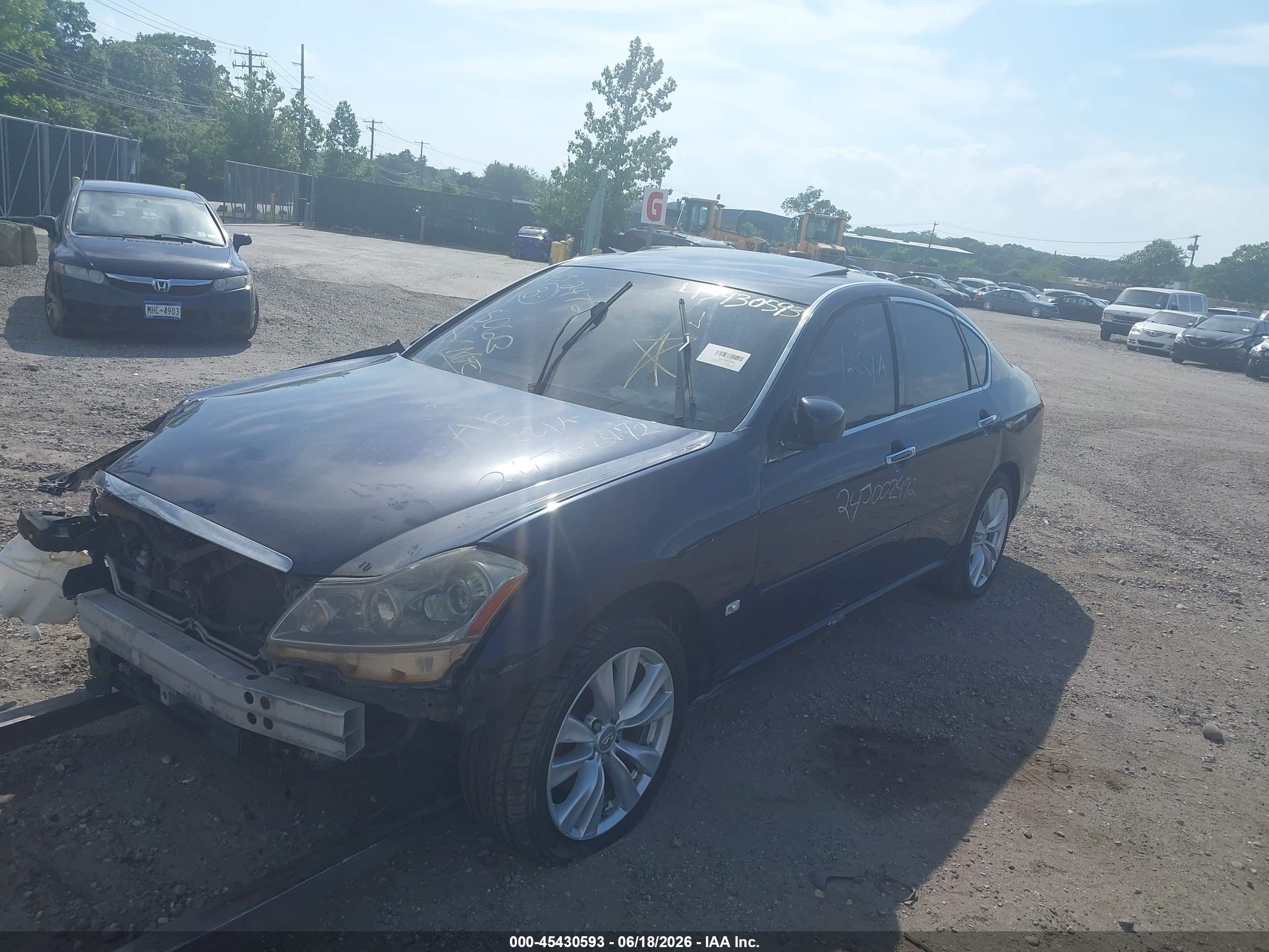 2006 Infiniti M35x   Blue vin: JNKAY01F66M264940