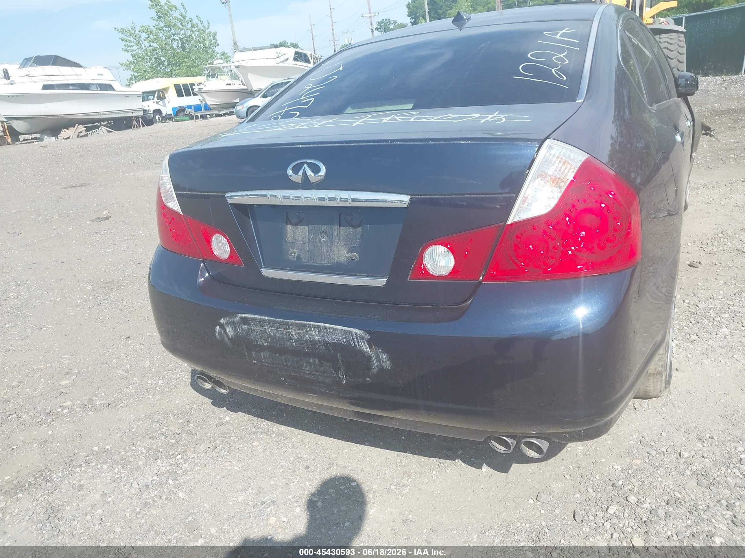 2006 Infiniti M35x   Blue vin: JNKAY01F66M264940