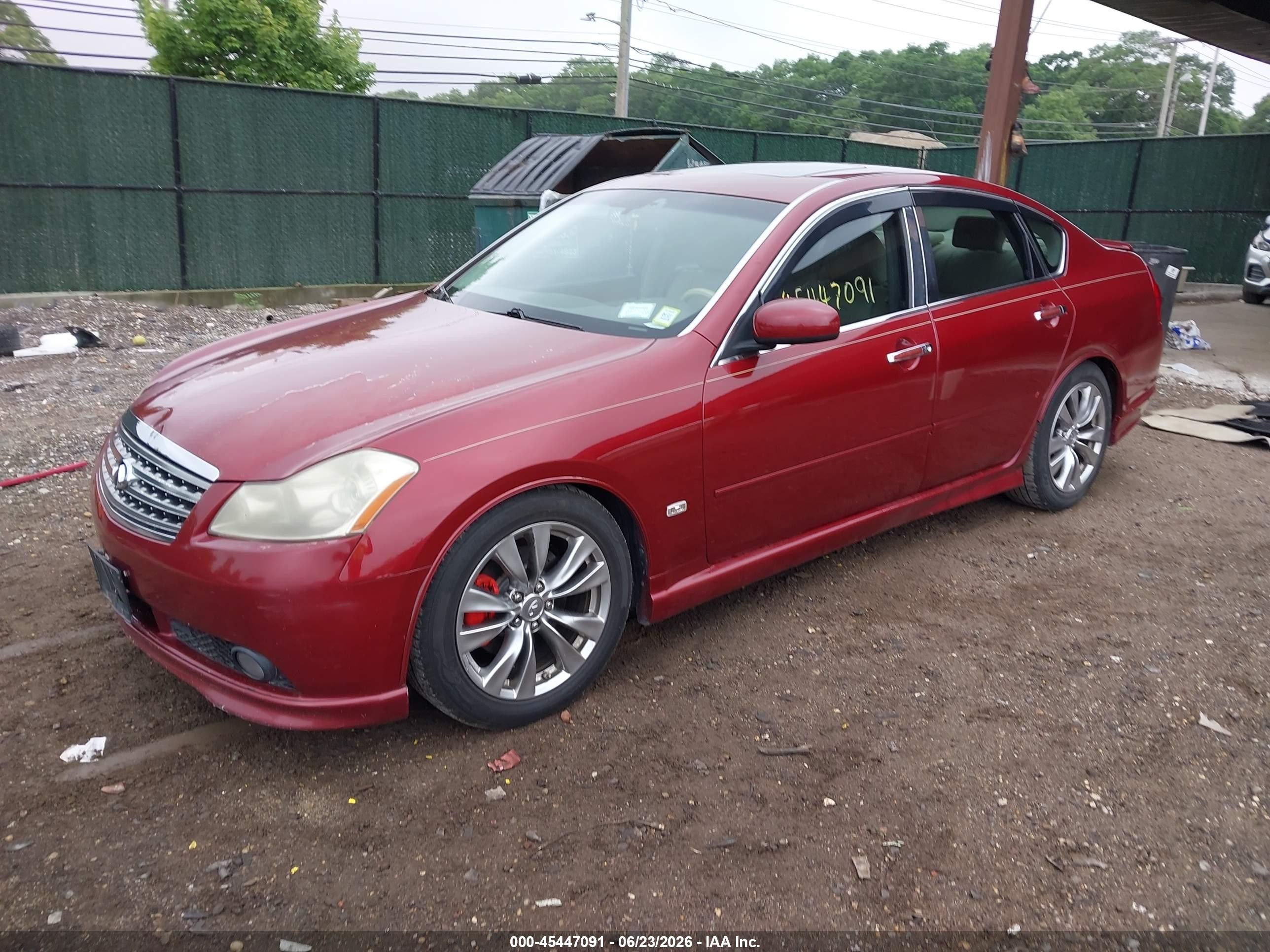 2007 Infiniti M35x Red vin: JNKAY01F67M453203