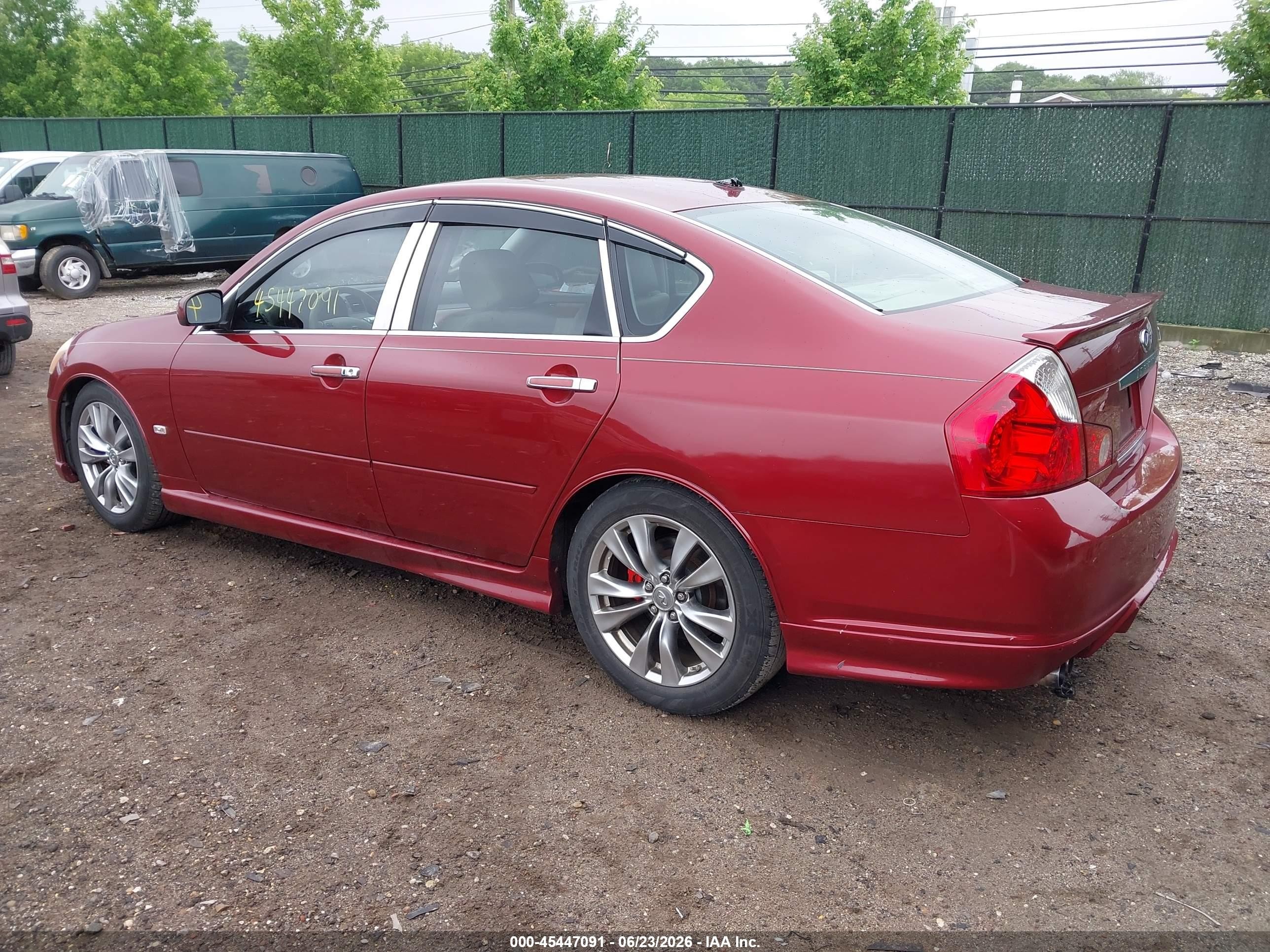 2007 Infiniti M35x Red vin: JNKAY01F67M453203