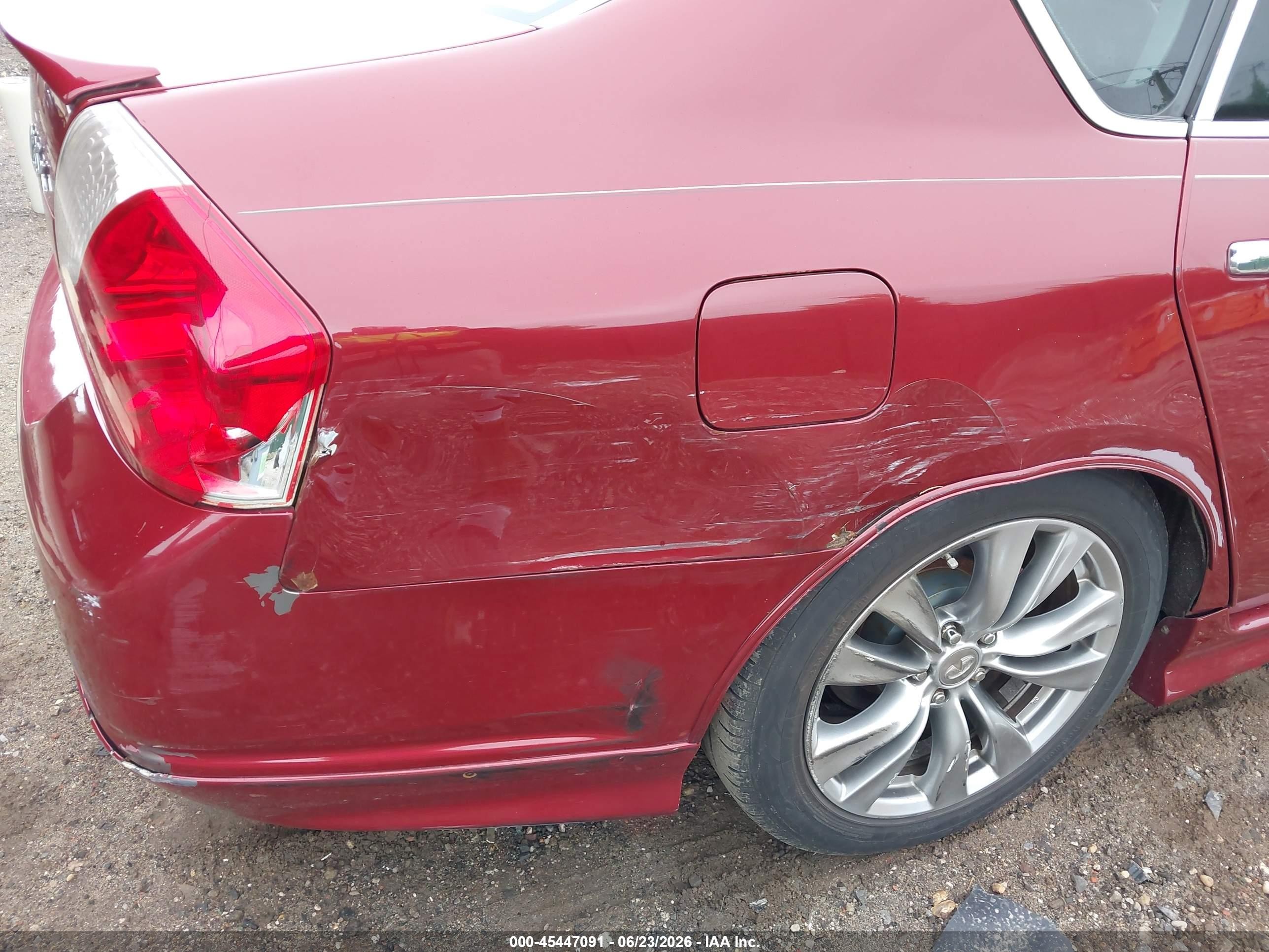 2007 Infiniti M35x Red vin: JNKAY01F67M453203