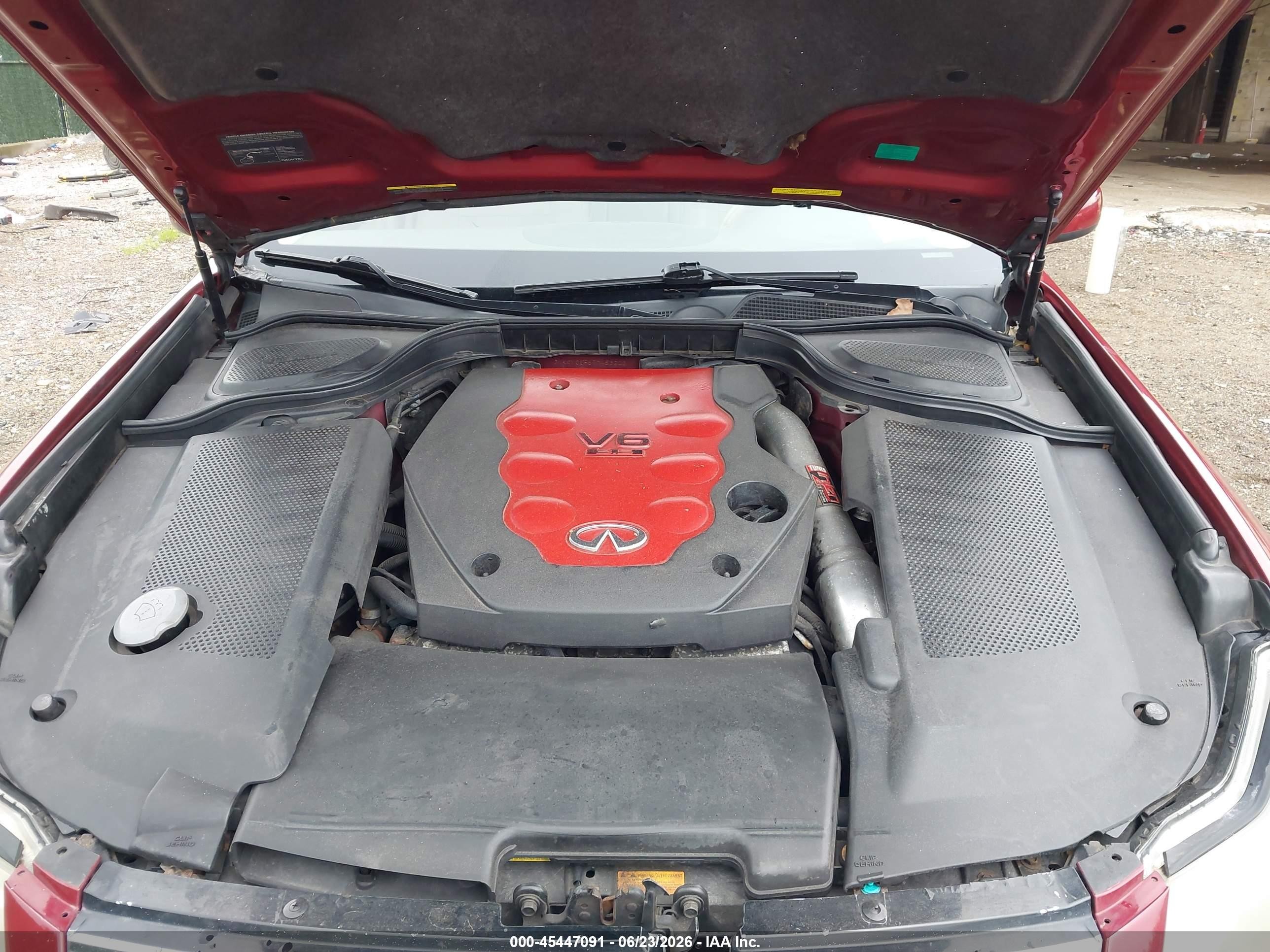 2007 Infiniti M35x Red vin: JNKAY01F67M453203