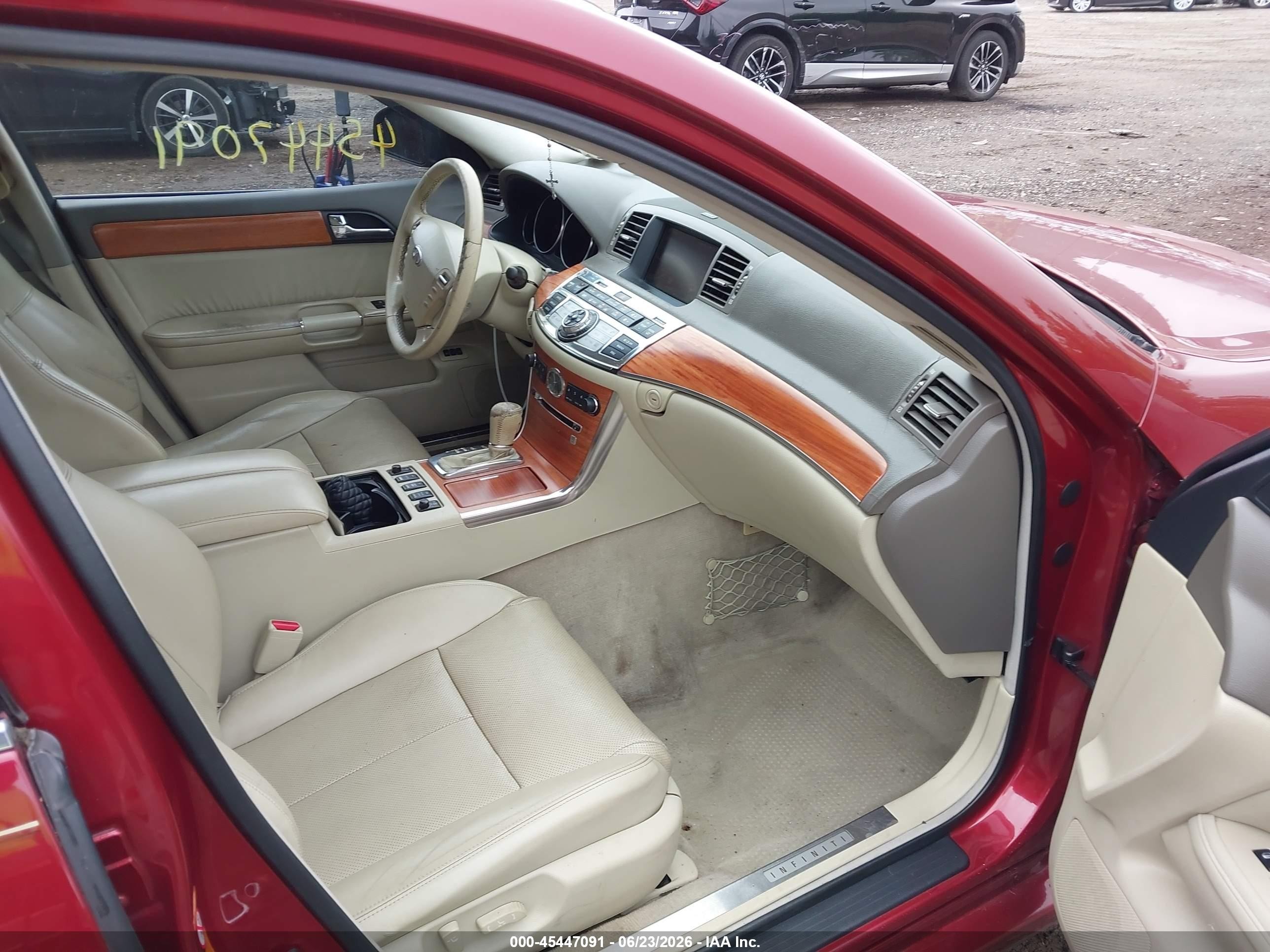 2007 Infiniti M35x Red vin: JNKAY01F67M453203
