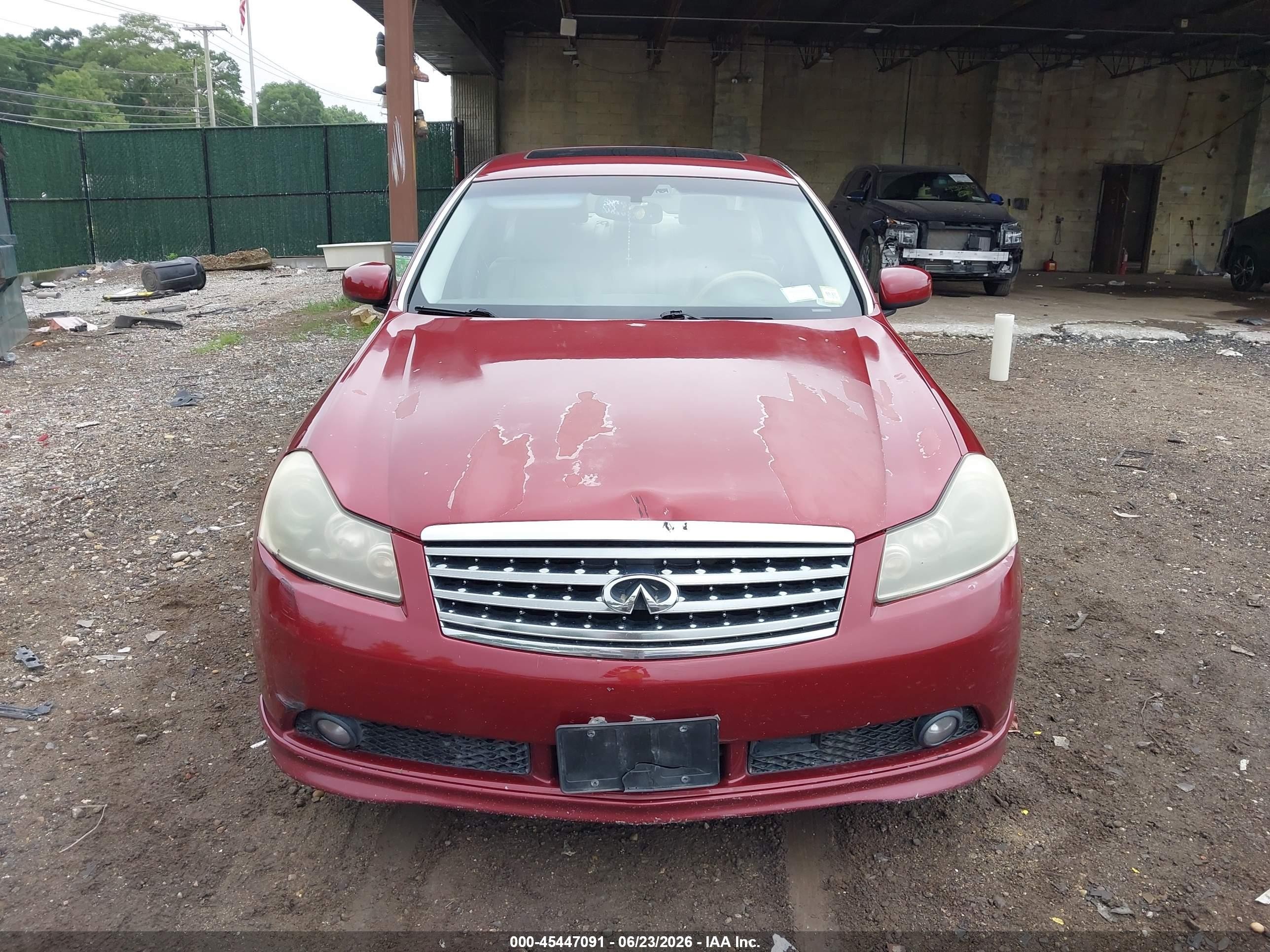 2007 Infiniti M35x Red vin: JNKAY01F67M453203