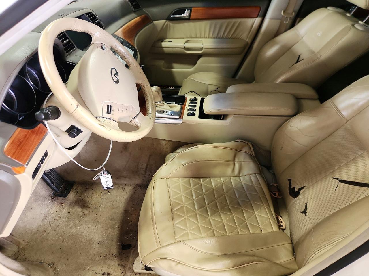 2006 Infiniti M35 Base White vin: JNKAY01F76M257480