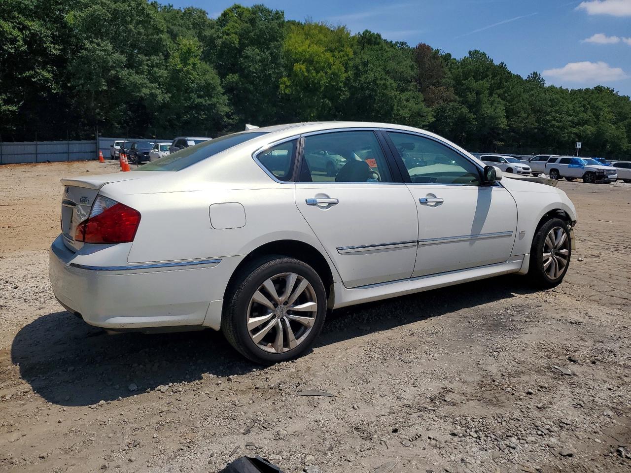 2008 Infiniti M35 X White vin: JNKAY01F78M652553