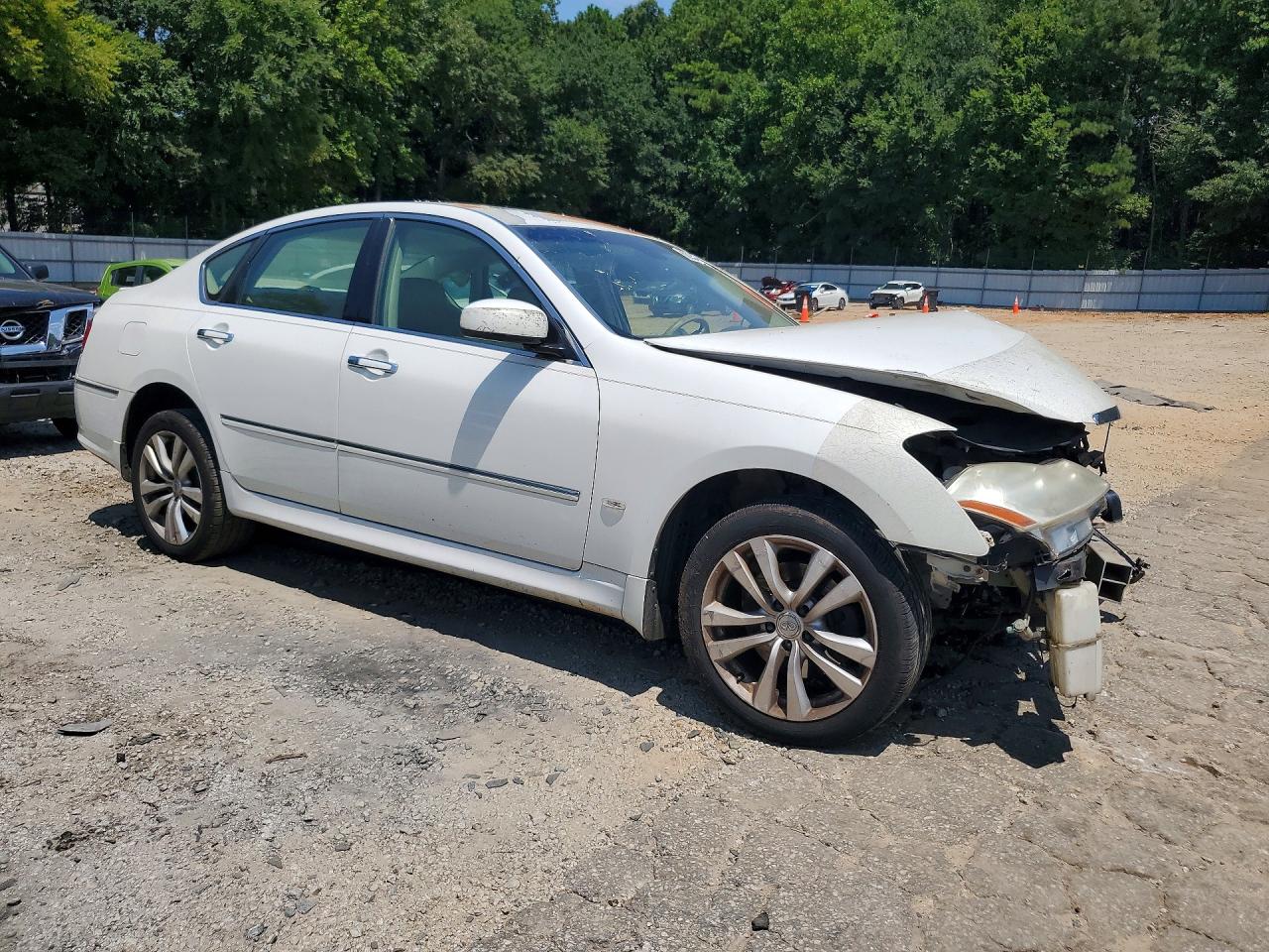 2008 Infiniti M35 X White vin: JNKAY01F78M652553