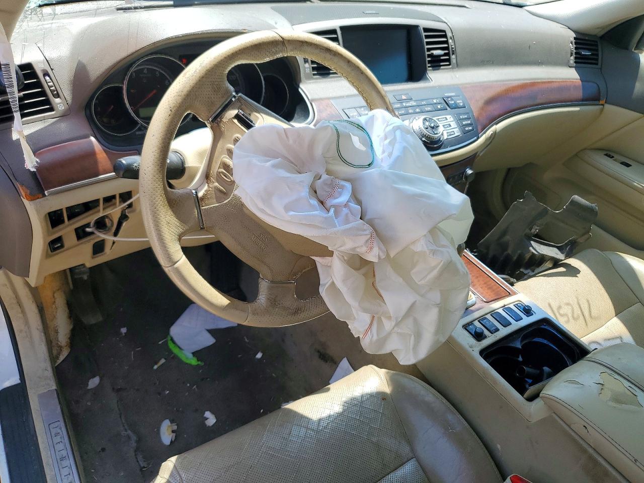 2008 Infiniti M35 X White vin: JNKAY01F78M652553