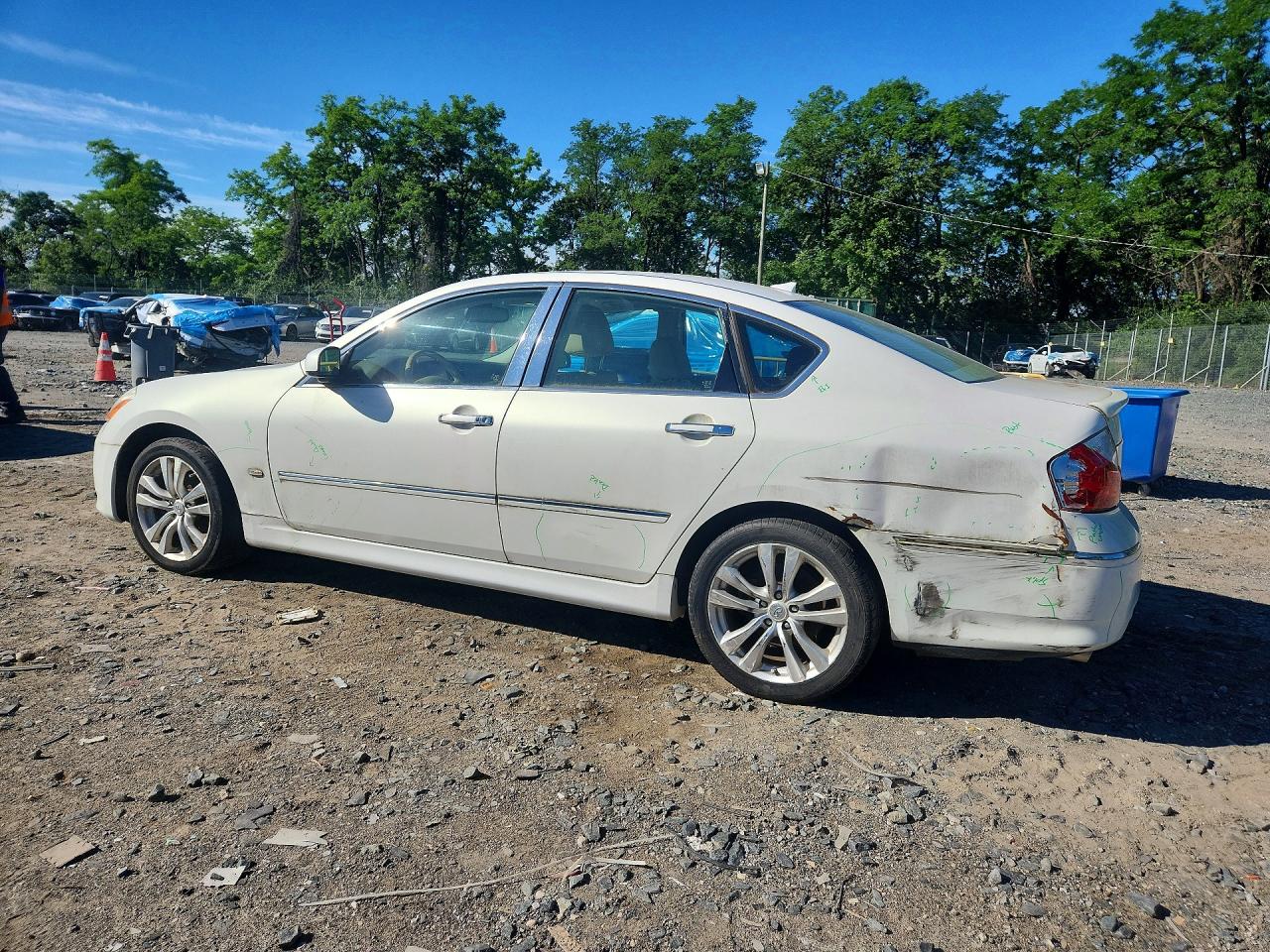 2008 Infiniti M35 X Белый vin: JNKAY01F78M654013