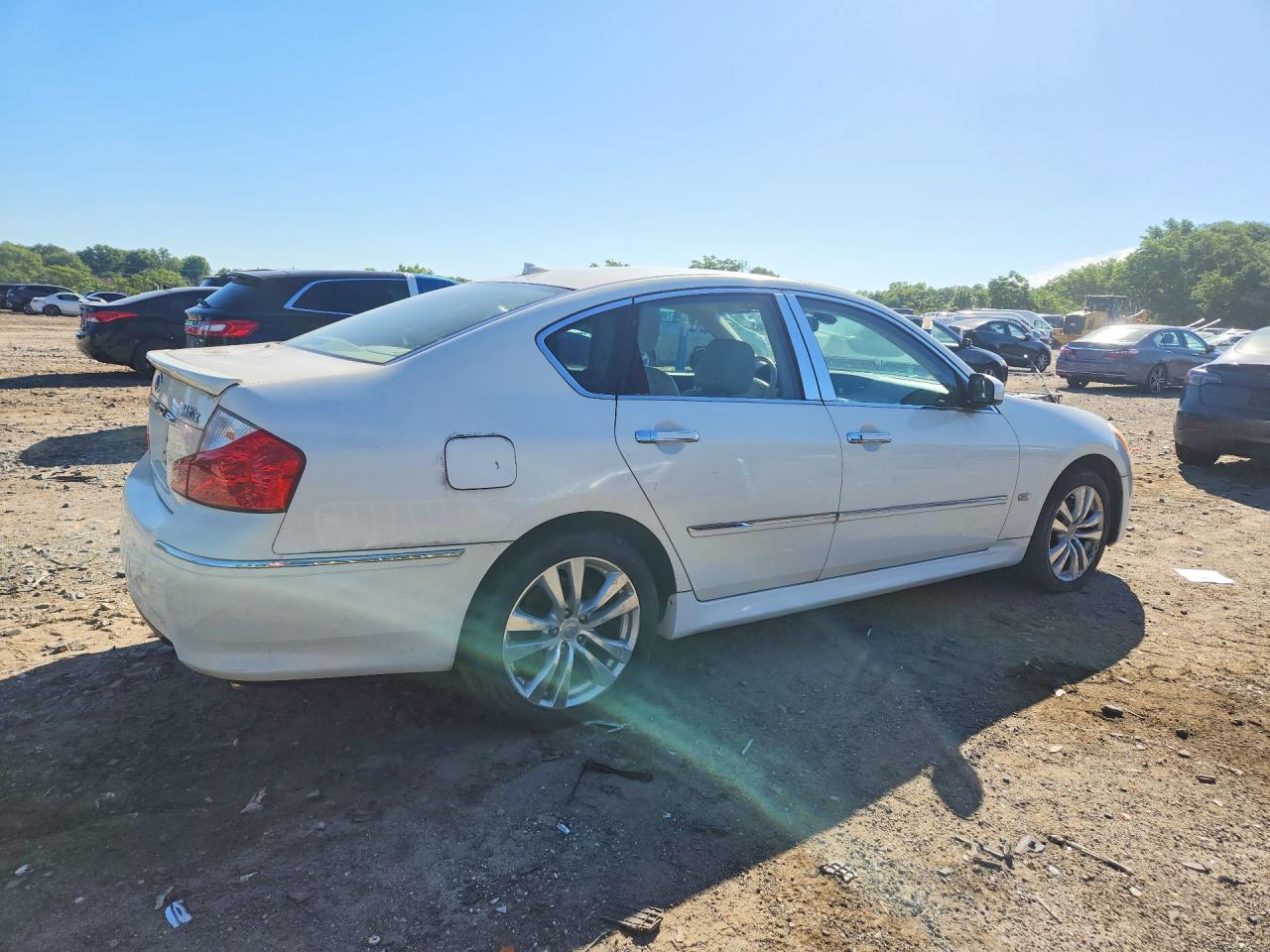 2008 Infiniti M35 X Белый vin: JNKAY01F78M654013