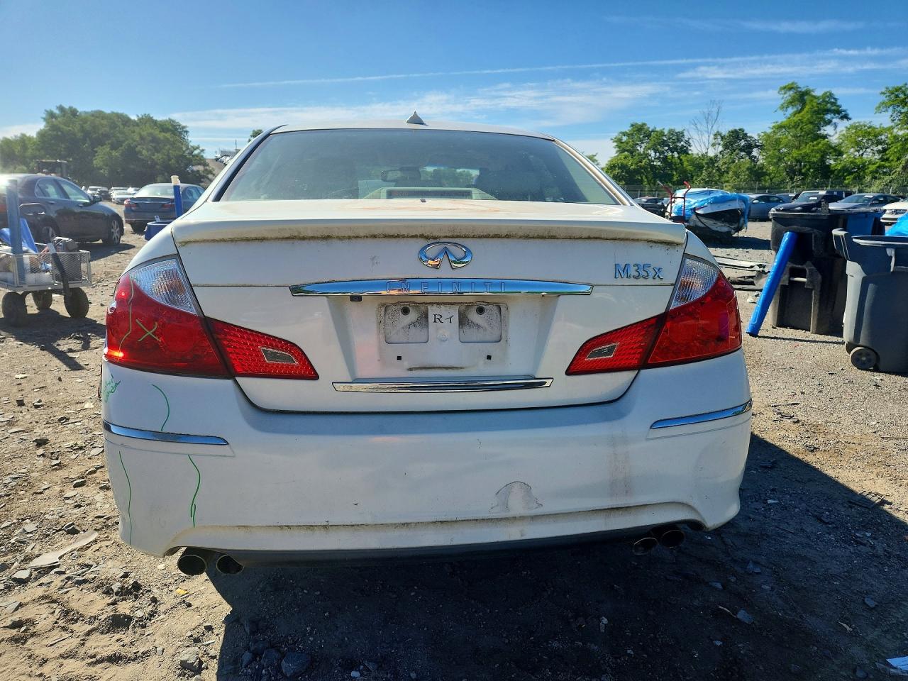 2008 Infiniti M35 X Белый vin: JNKAY01F78M654013