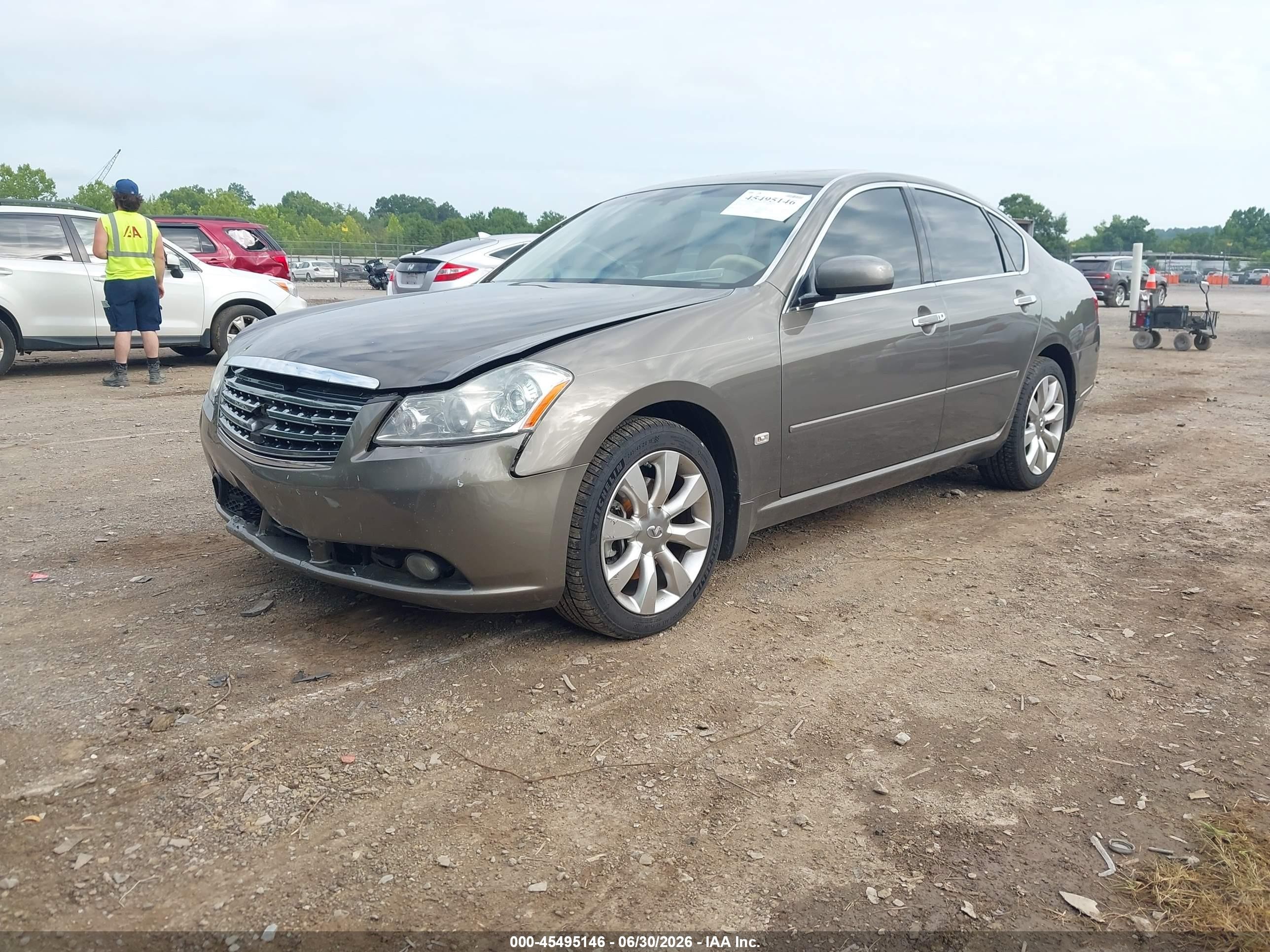 2007 Infiniti M35x   Brown vin: JNKAY01F87M458970