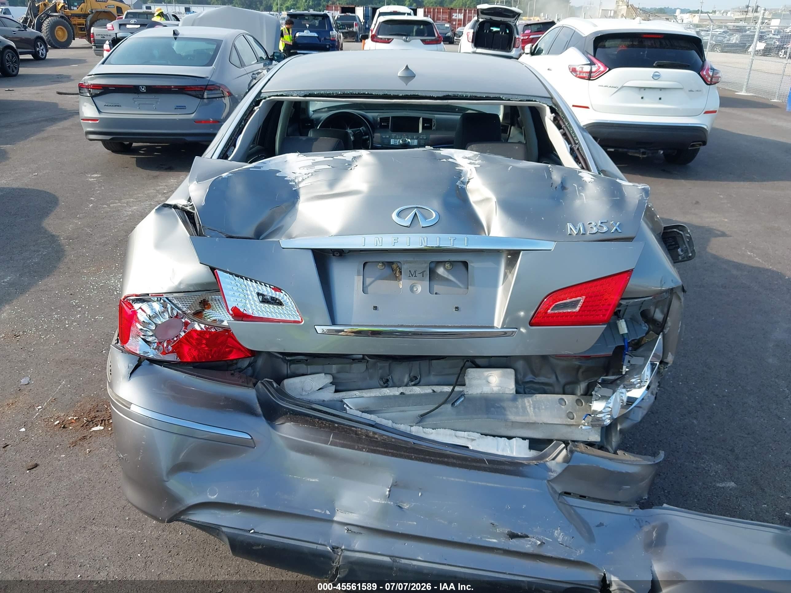 2008 Infiniti M35x   Gray vin: JNKAY01F88M654960