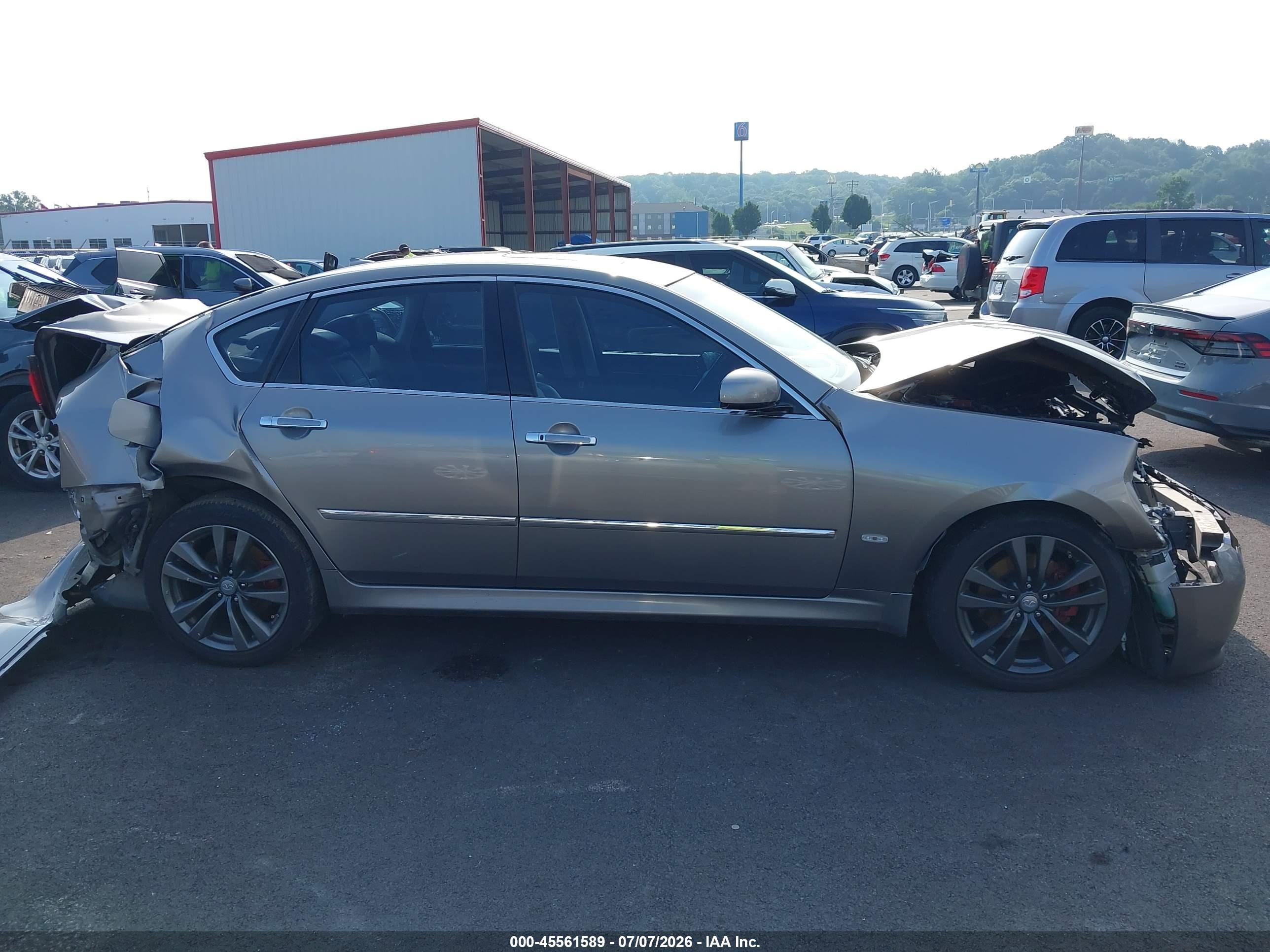 2008 Infiniti M35x   Gray vin: JNKAY01F88M654960