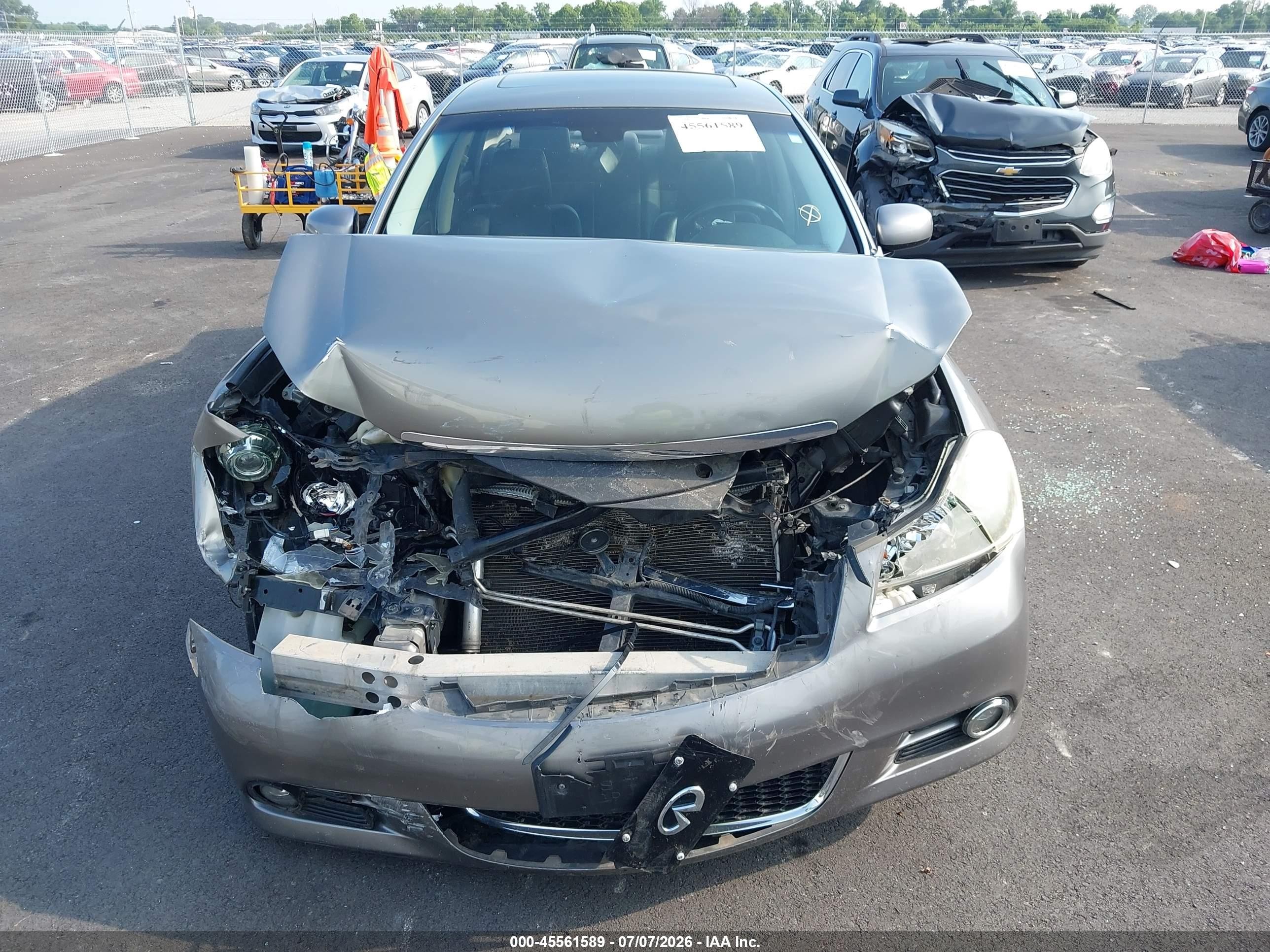 2008 Infiniti M35x   Gray vin: JNKAY01F88M654960