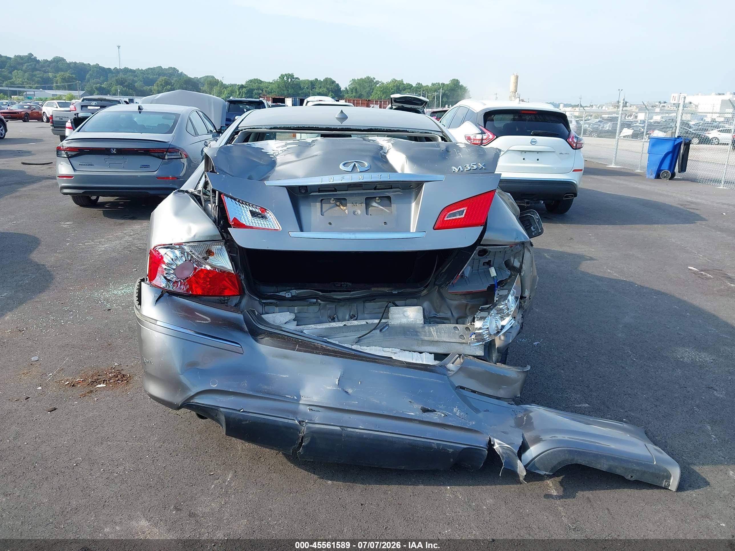 2008 Infiniti M35x   Gray vin: JNKAY01F88M654960