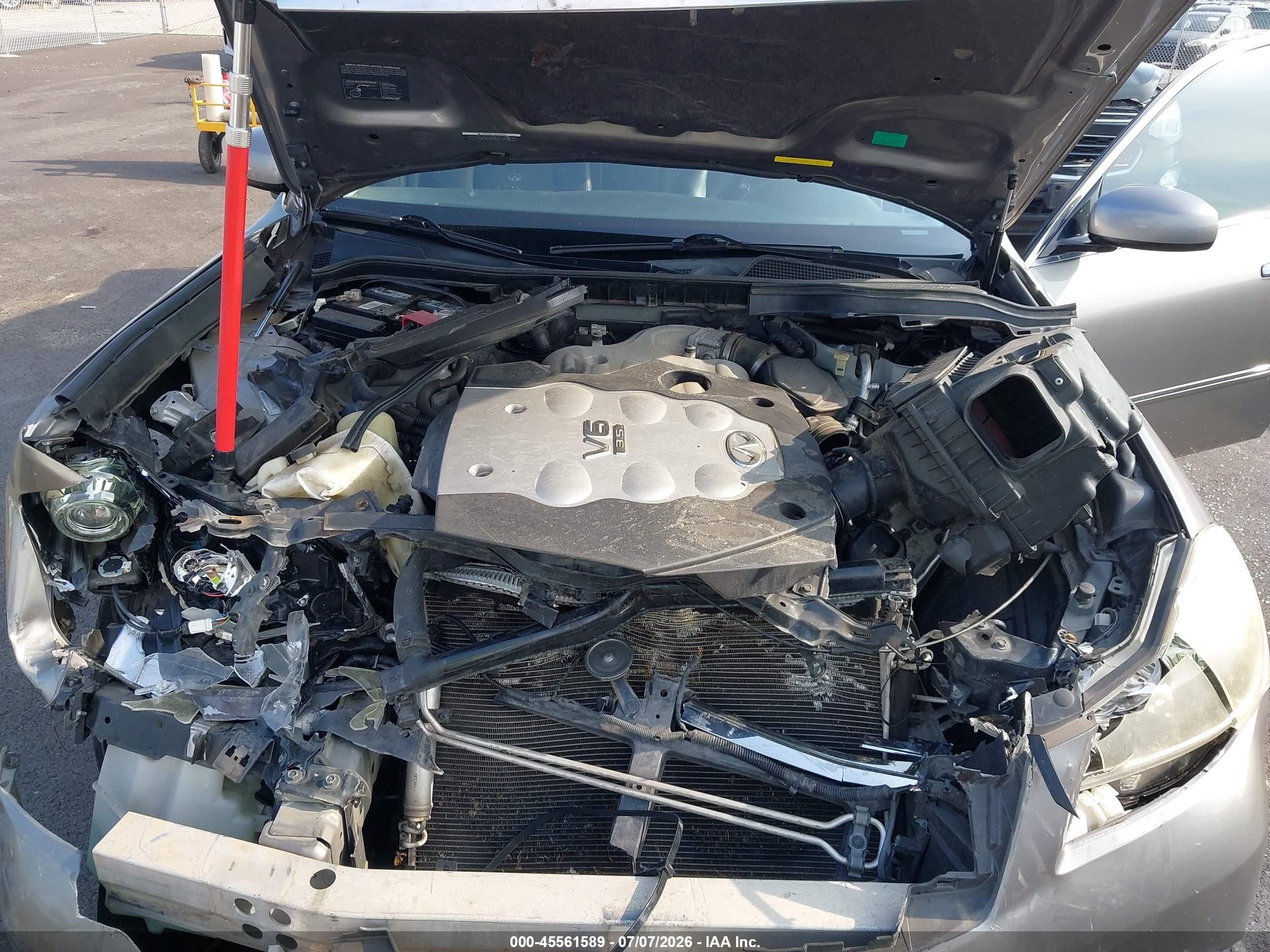 2008 Infiniti M35x   Gray vin: JNKAY01F88M654960