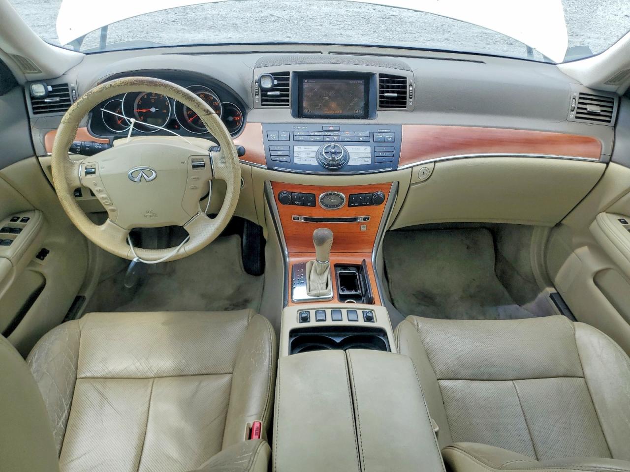 2007 Infiniti M35 X White vin: JNKAY01F97M450456
