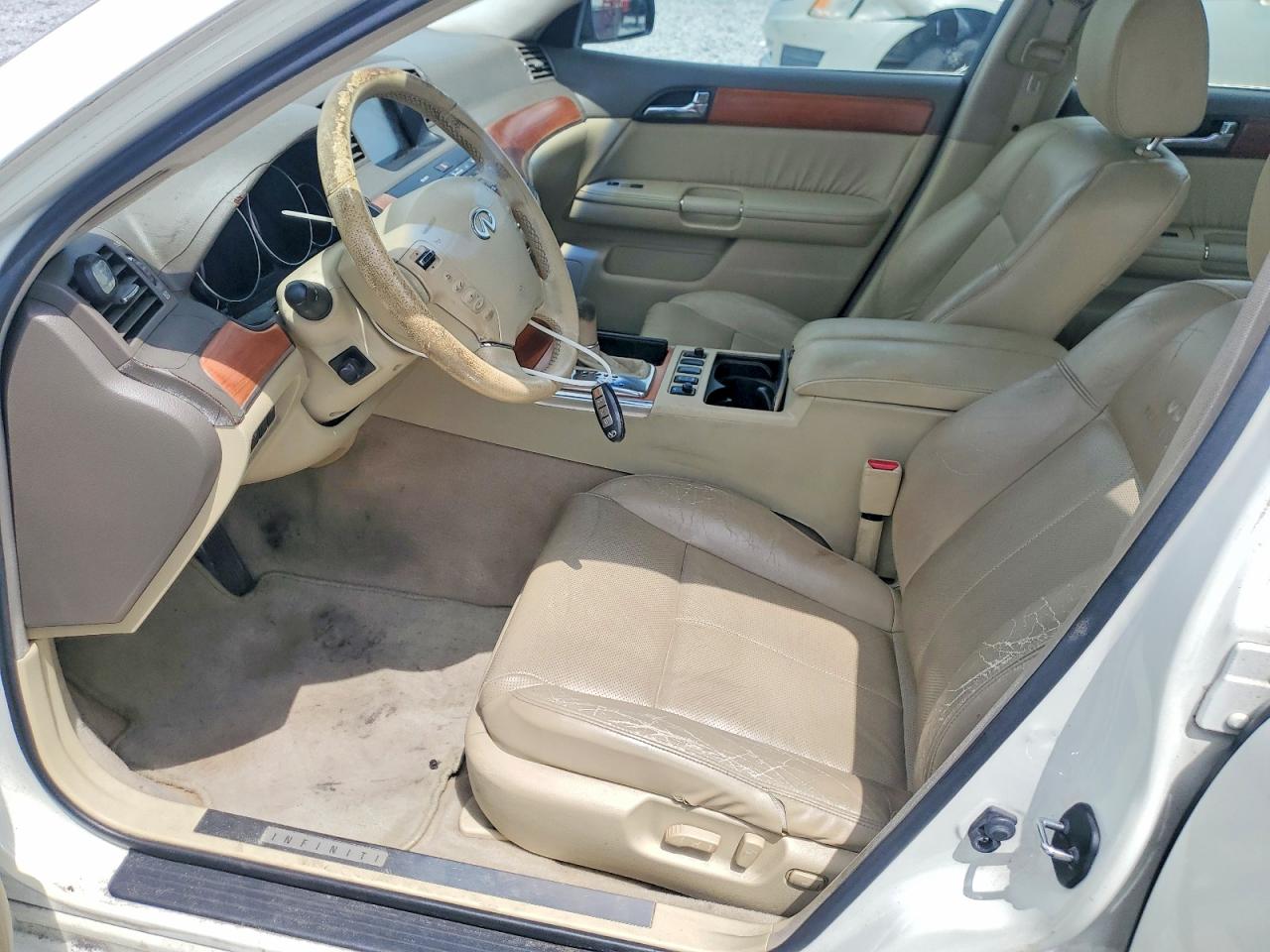2007 Infiniti M35 X White vin: JNKAY01F97M450456