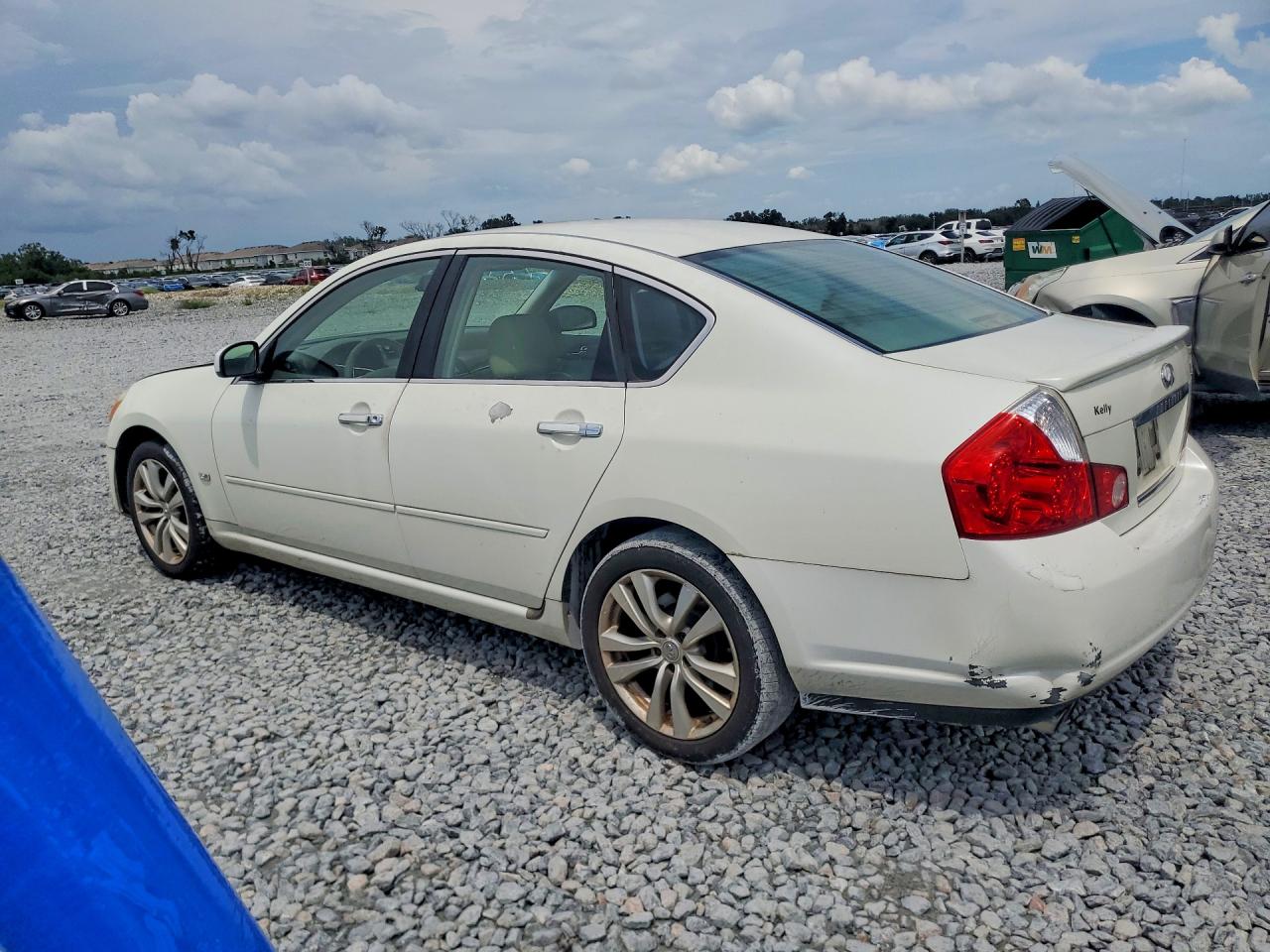 2007 Infiniti M35 X White vin: JNKAY01F97M450456