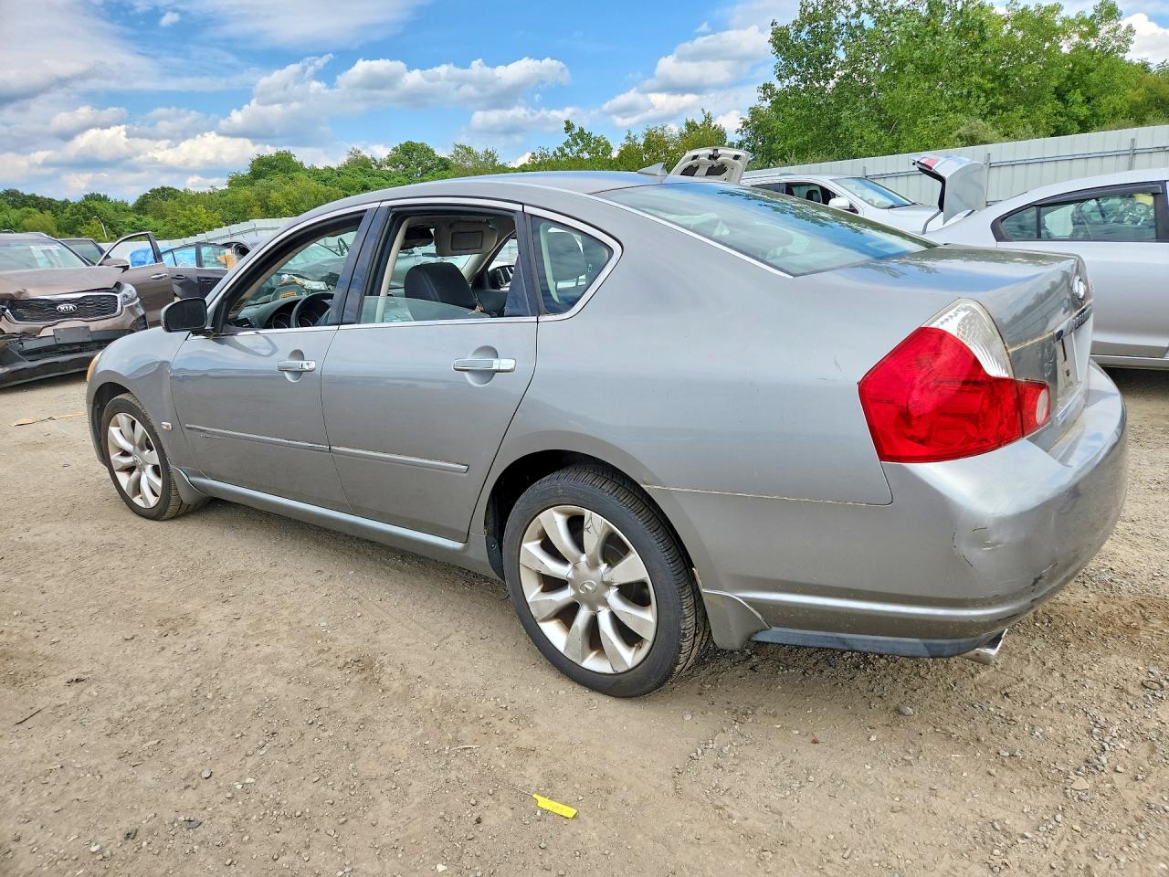 2007 Infiniti M35 X Silver vin: JNKAY01F97M455172