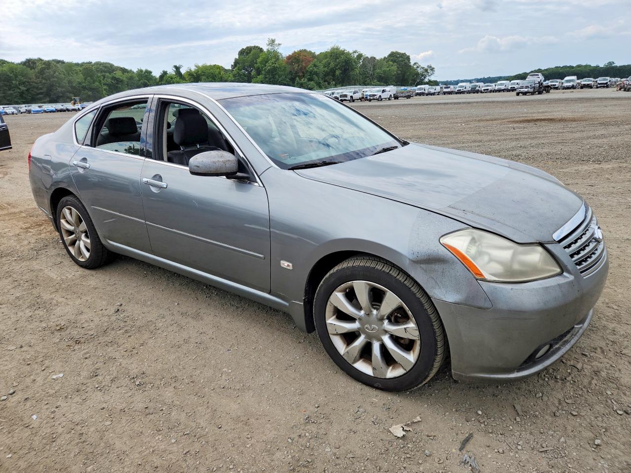 2007 Infiniti M35 X Silver vin: JNKAY01F97M455172