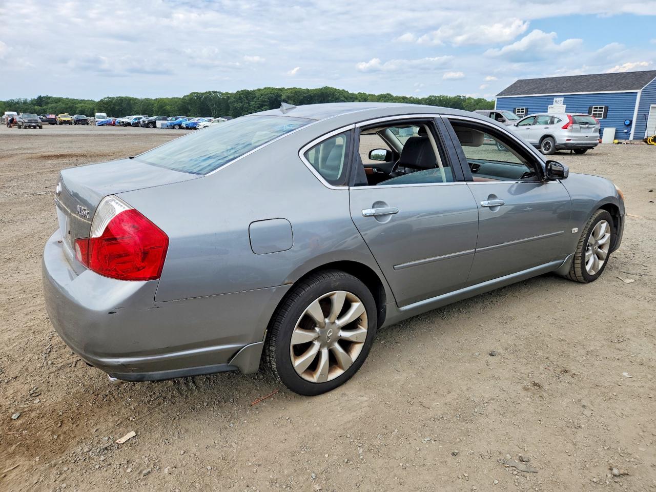 2007 Infiniti M35 X Silver vin: JNKAY01F97M455172