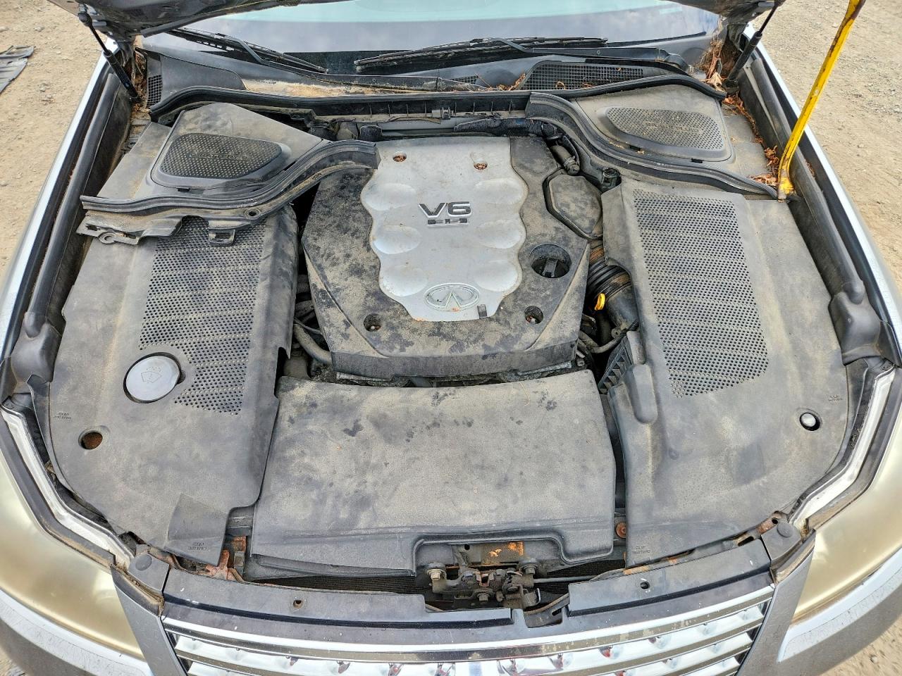 2007 Infiniti M35 X Silver vin: JNKAY01F97M455172