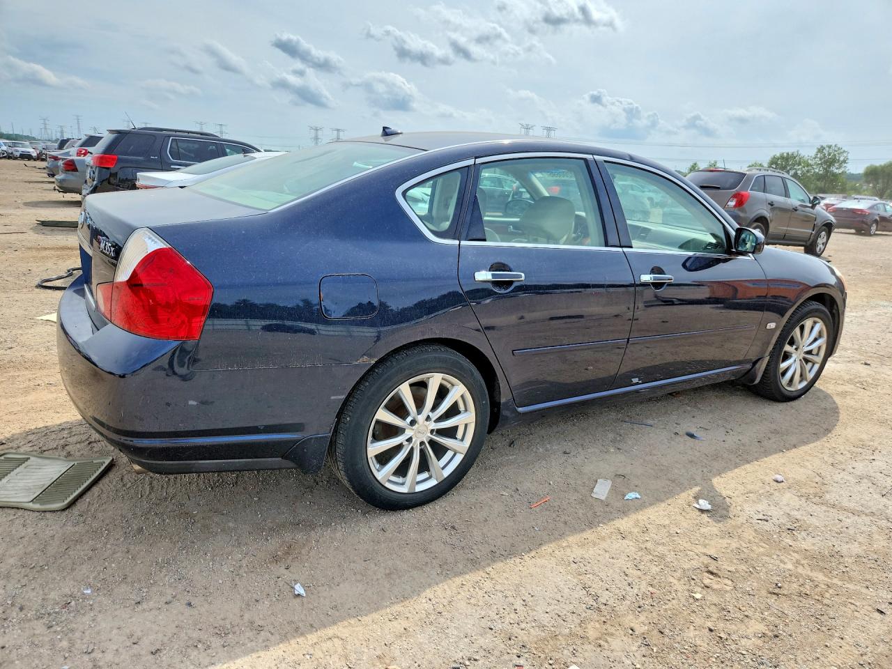 2007 Infiniti M35 X Blue vin: JNKAY01F97M456483
