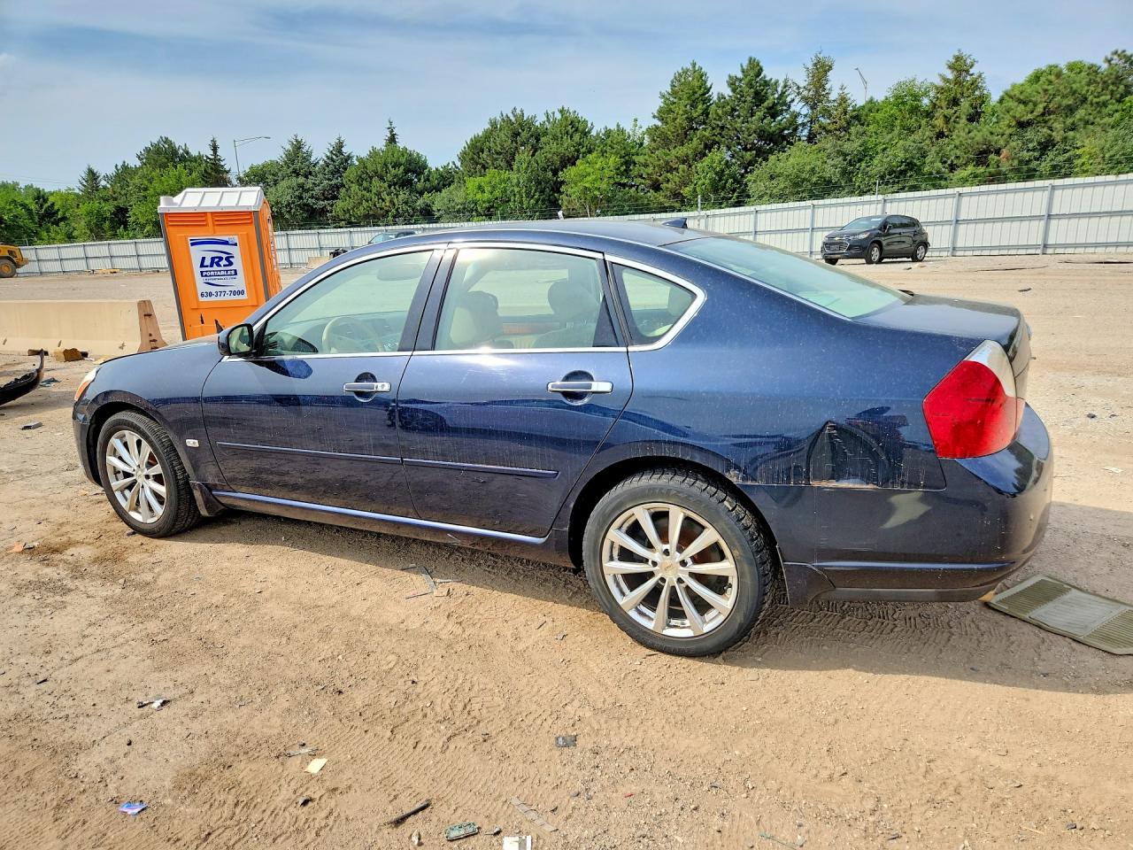 2007 Infiniti M35 X Blue vin: JNKAY01F97M456483