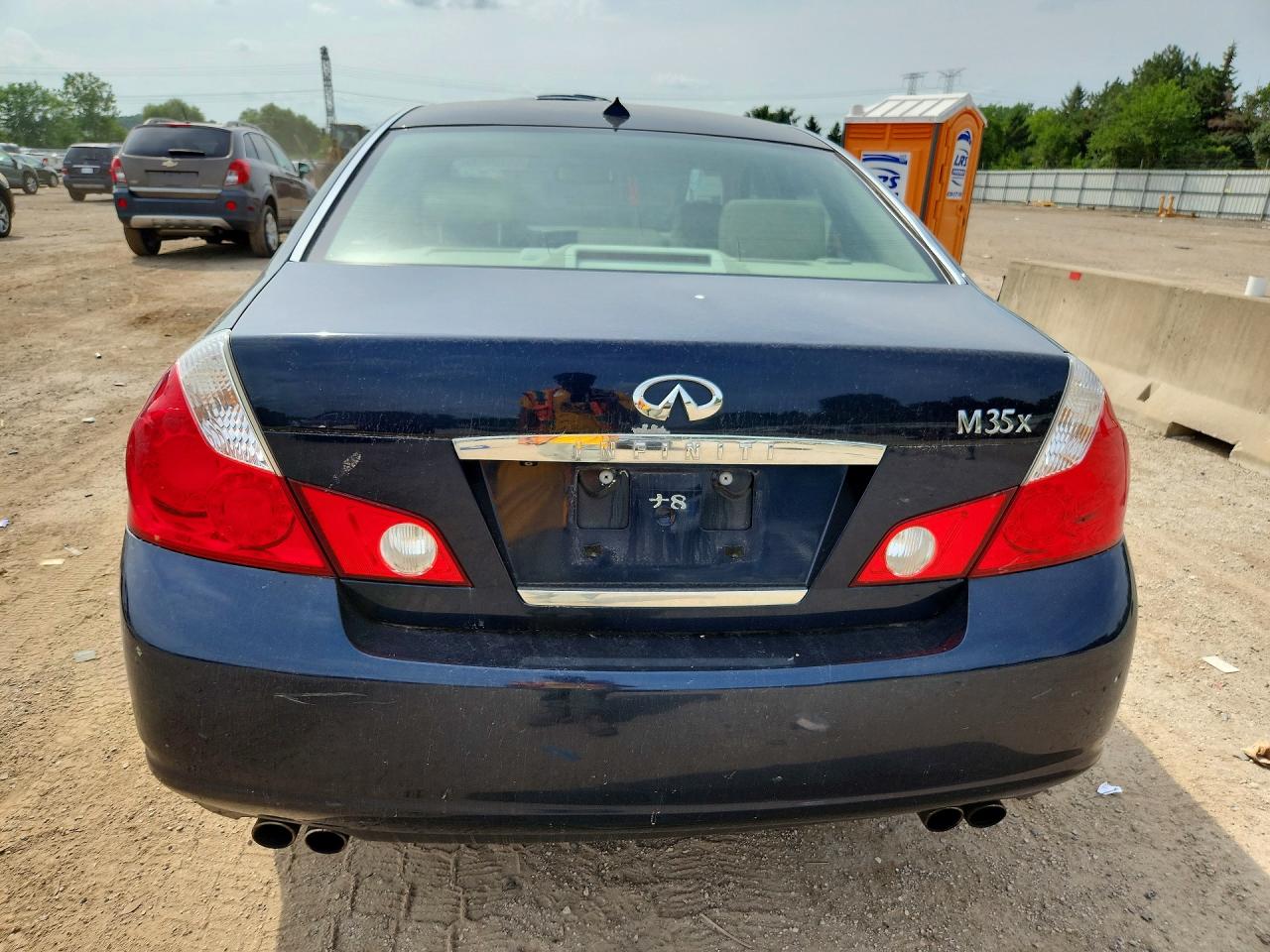2007 Infiniti M35 X Blue vin: JNKAY01F97M456483