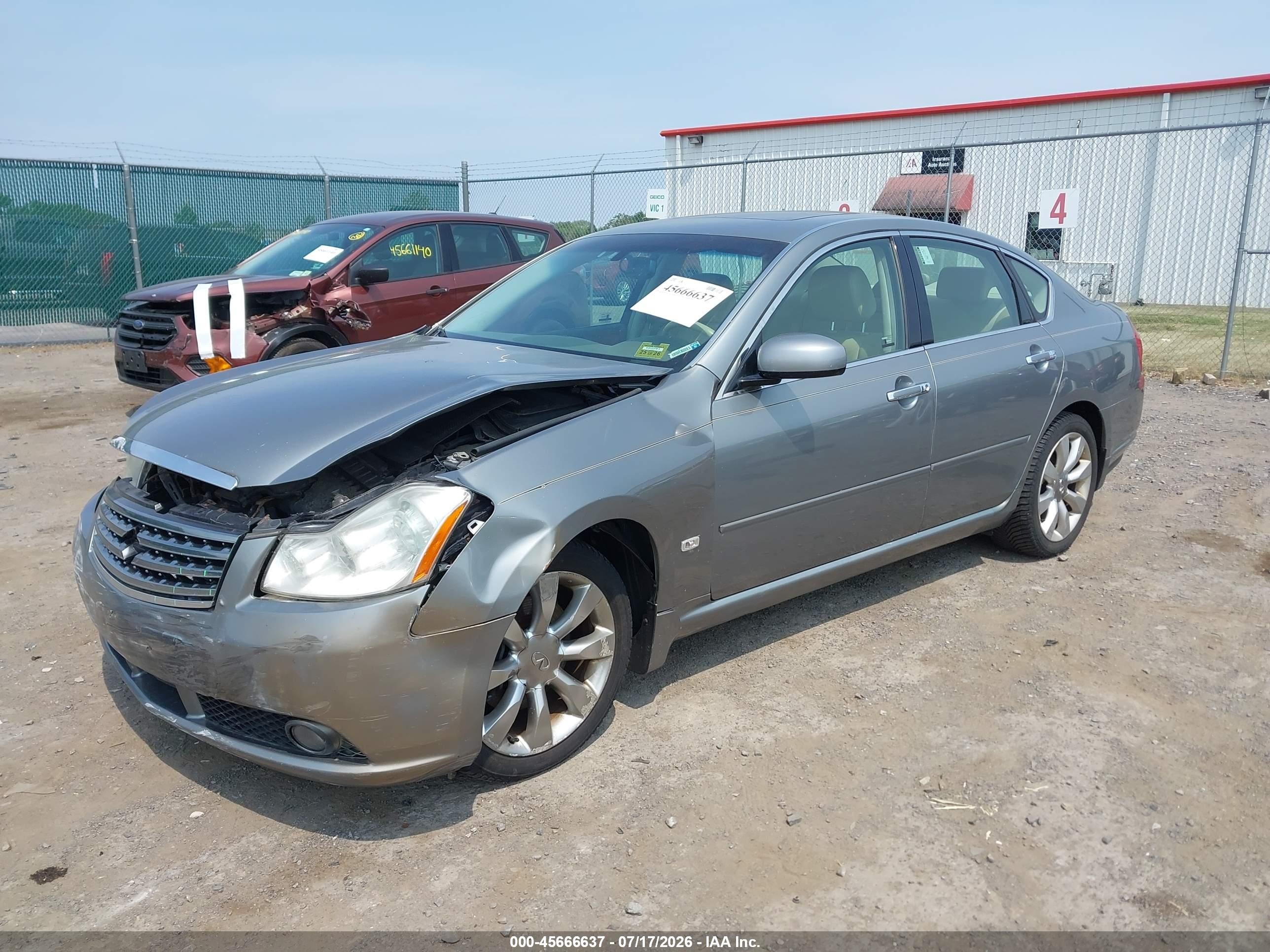 2007 Infiniti M35x   Gray vin: JNKAY01FX7M450790